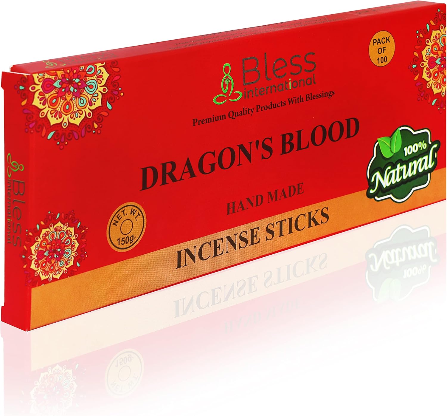 Bless-Dragons-Varillas de incienso de sangre, 100% natural, hechas a mano, sumergidas a mano, orgánicas, sin productos químicos para purificación,