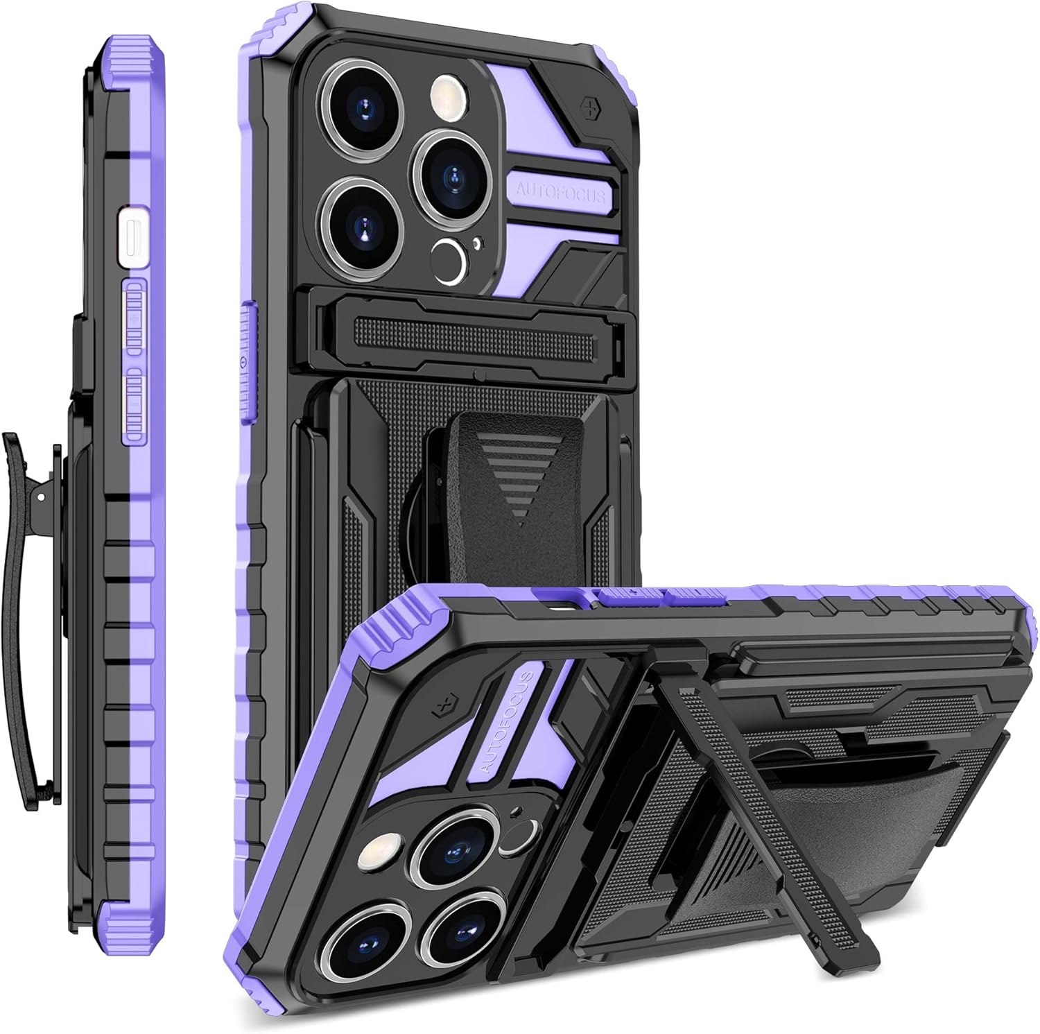 Funda para teléfono compatible con Xiaomi POCO X3X3 NFCX3 Pro con rotación de 360 para cinturón con clip, protección de grado militar, resistente a