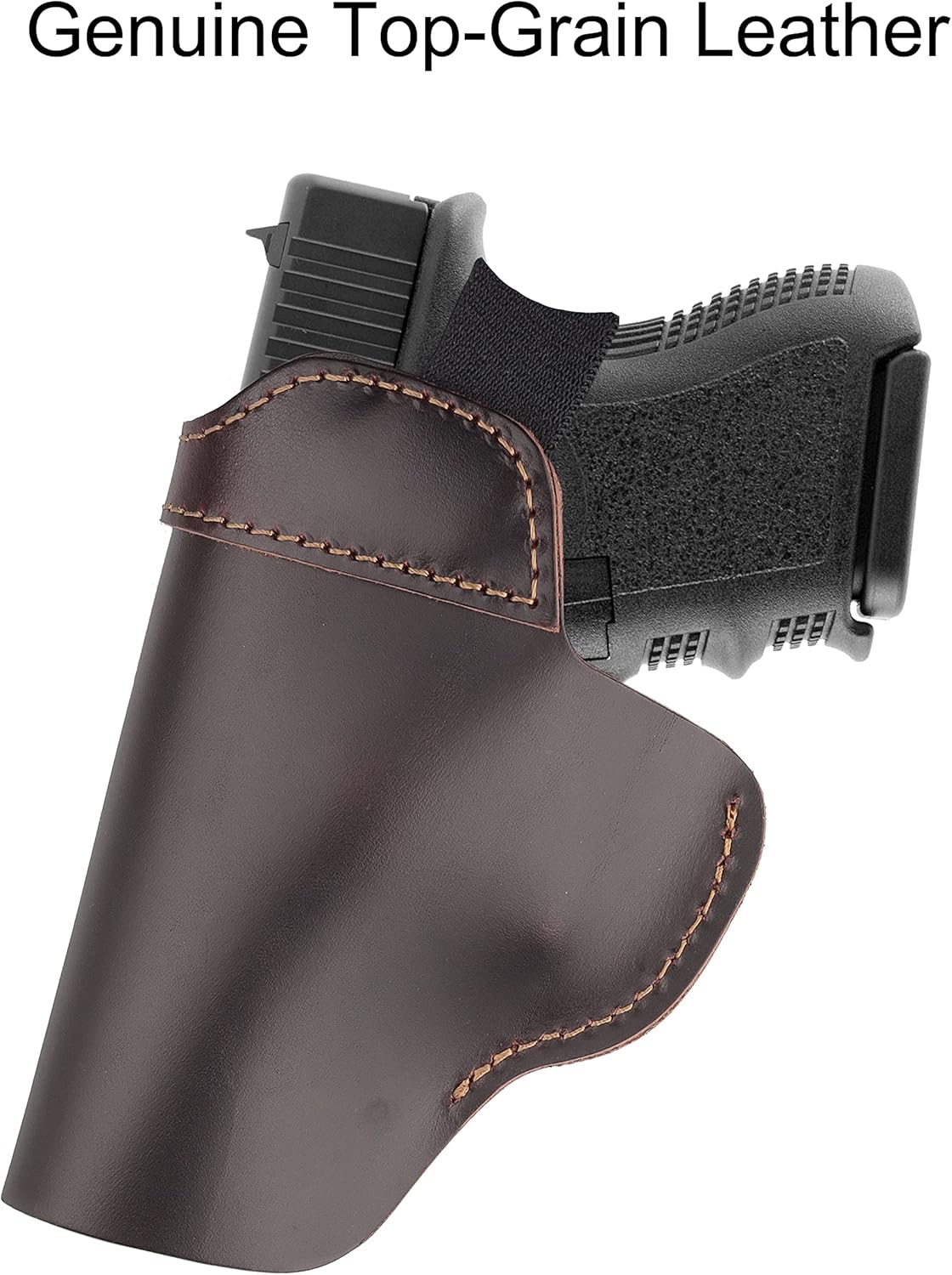 OWB Leather Holster Compatible with Glock 17 19 43X for Taurus G2C G3 G3C fits M&P 9mm Shield for Sig P365 P320 for Springfield XDS Top-Grain Leather