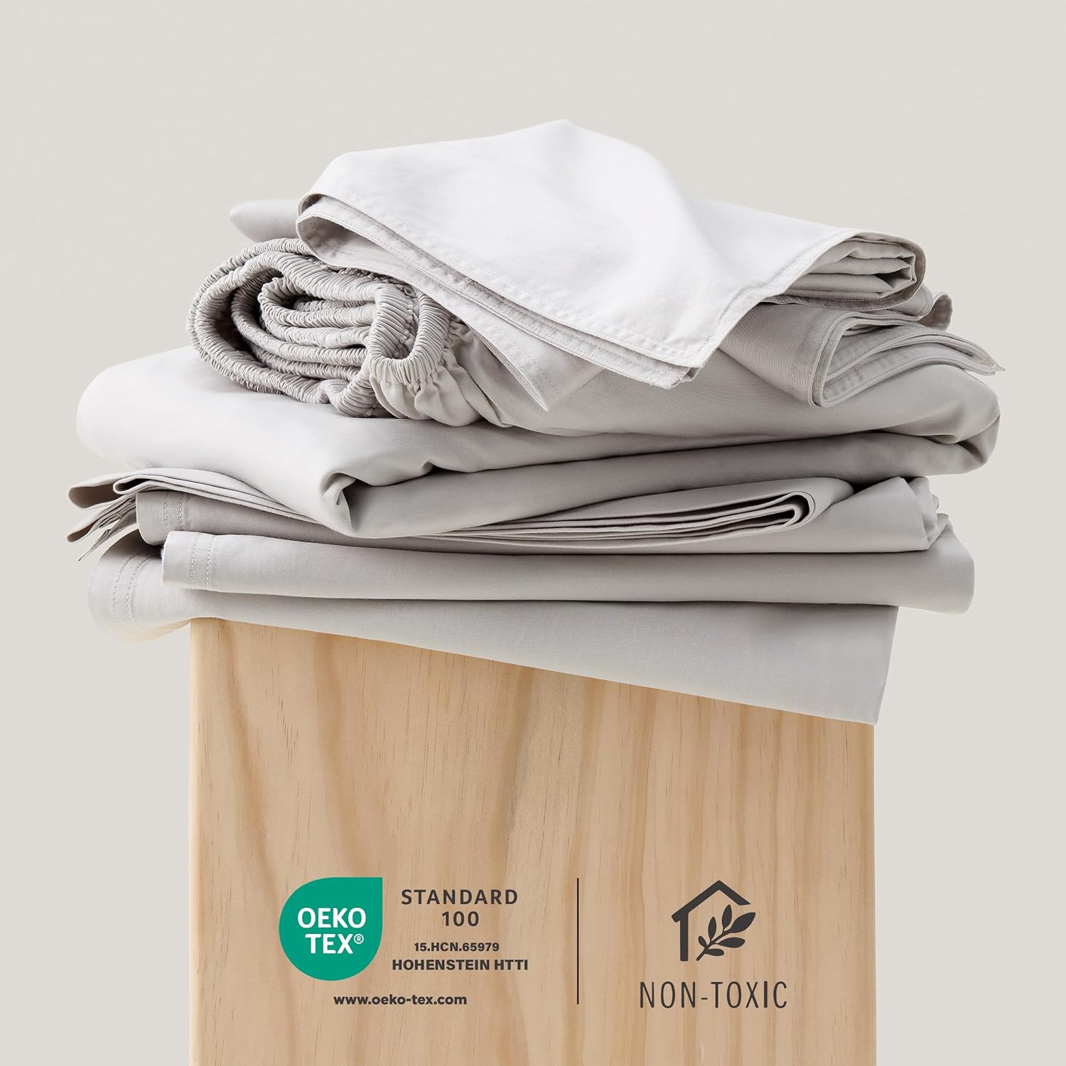 Juego de sábanas de algodón Tencel  Ganador del premio Good Housekeeping Award, juego de sábanas tamaño Queen refrescante, juego de ropa de cama de
