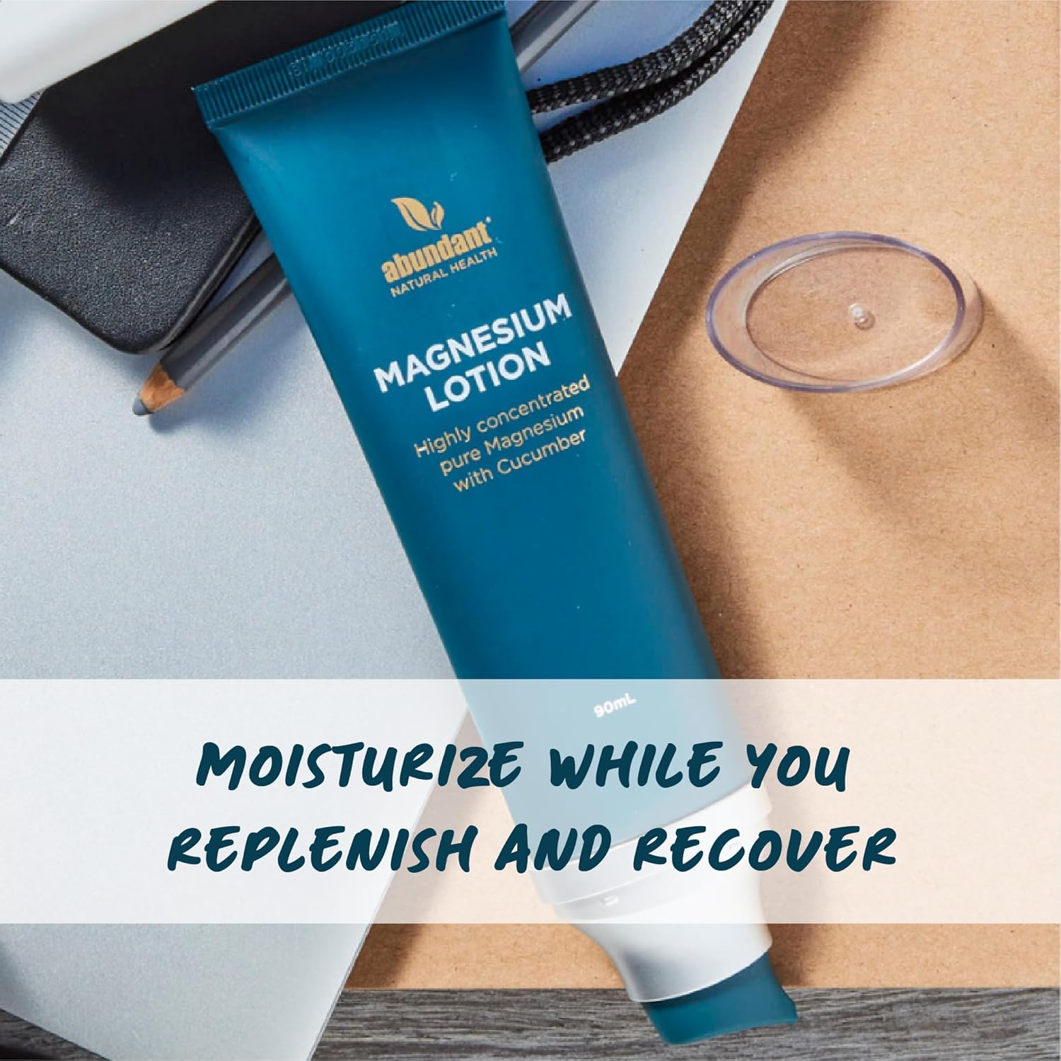 MAG I.C. Loción Loción de magnesio 100% natural para un alivio eficaz, magnesio tópico, perfecta para refrescar y calmar la piel. Exfolia suavemente