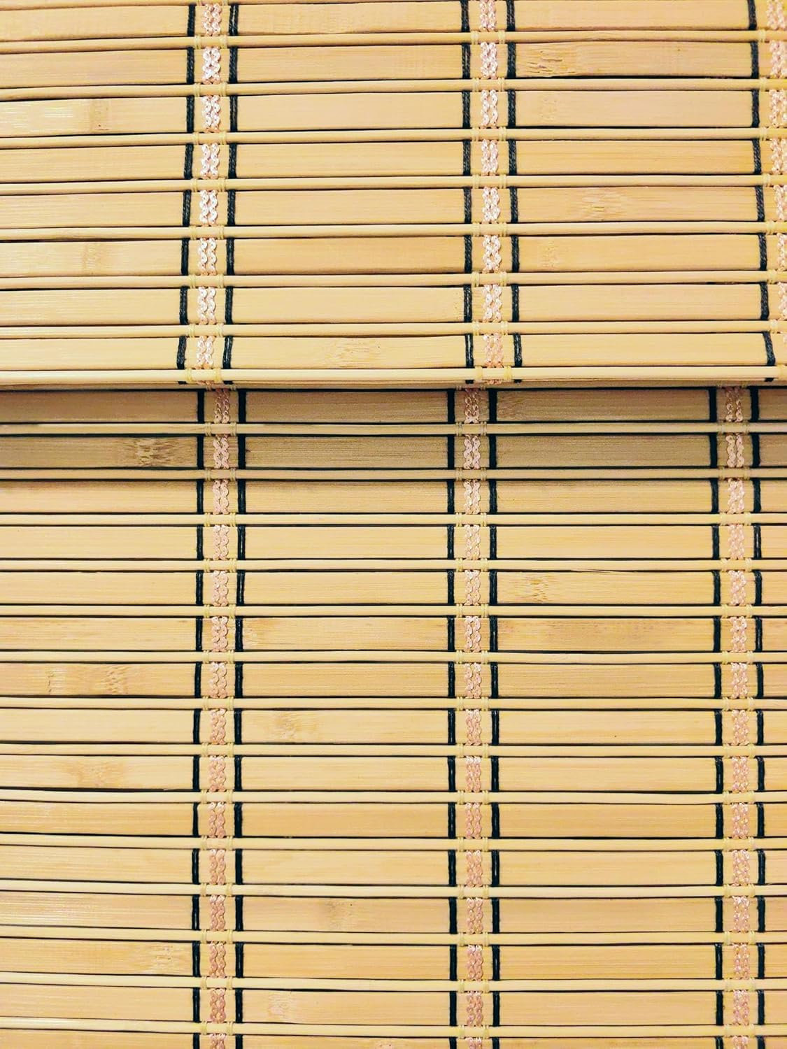 TJ Global Persiana romana sin cordón de bambú para ventana, filtro de luz (30 x 64 pulgadas)