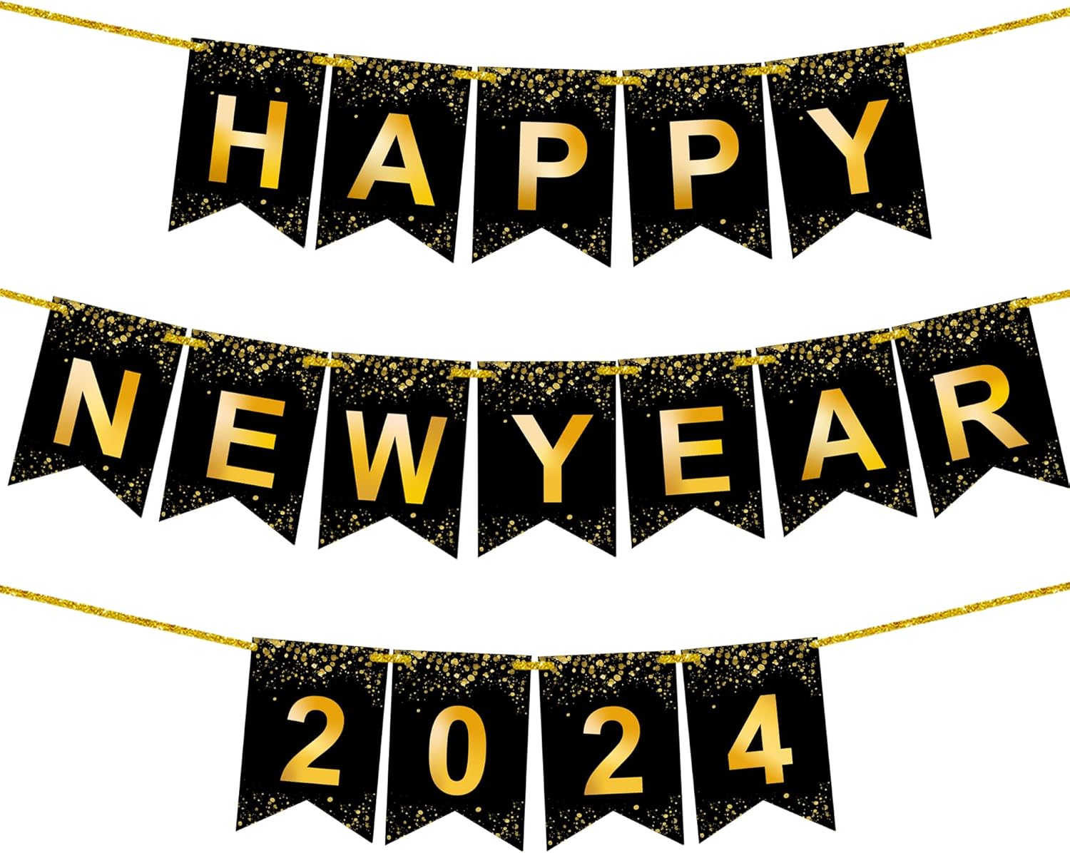 KatchOn, Cartel de feliz año nuevo 2024  Grande de 10 pies  Cartel de feliz año nuevo 2024  Cartel de feliz año nuevo, decoraciones de Año Nuevo