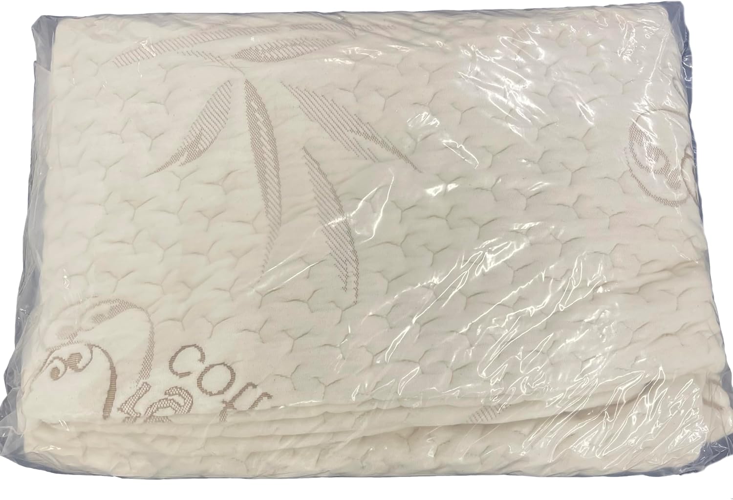 FoamRush Funda de colchón de 10 pulgadas tamaño matrimonial (53 x 75 pulgadas), suave, ajustada, con cremallera, repuesto de algodón premium,