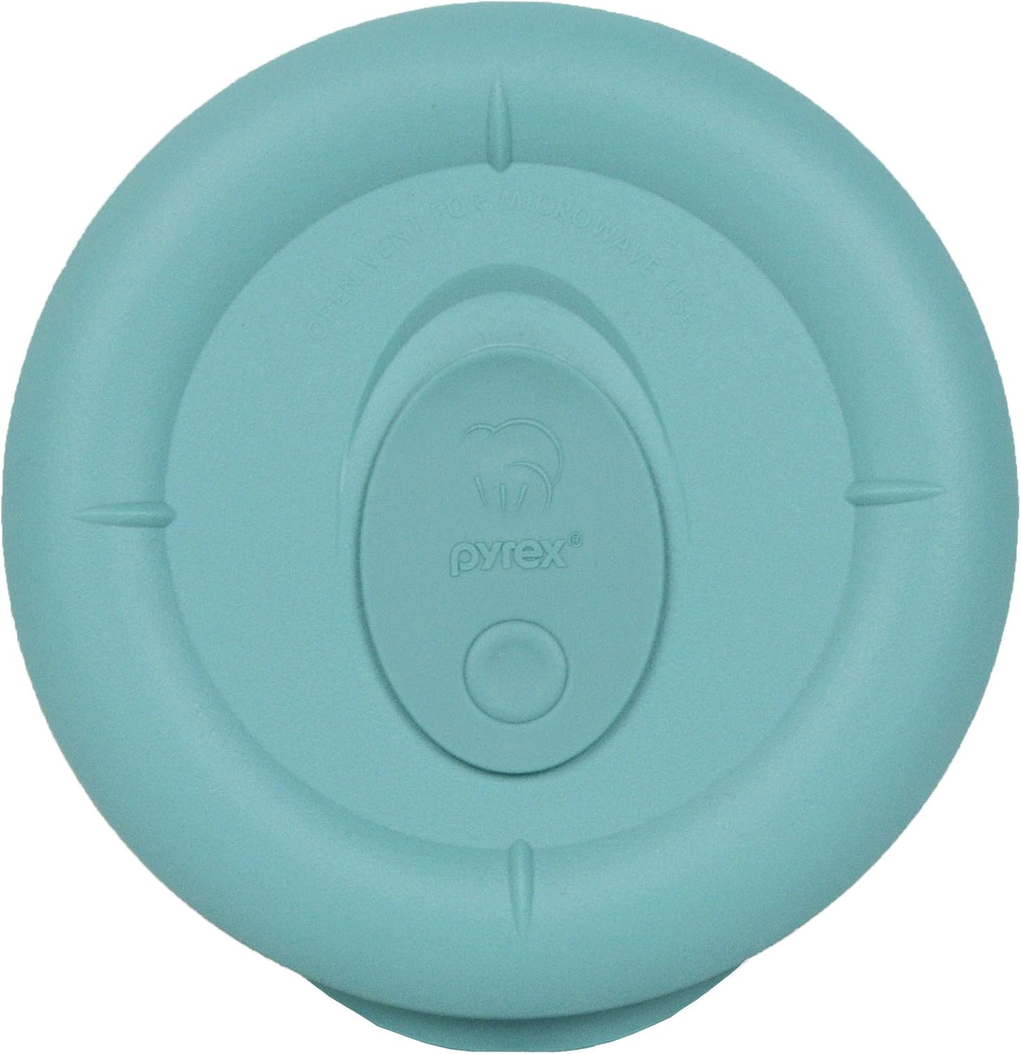 Pyrex 8200-VPC 1-23 tazas turquesa de repuesto para almacenamiento de alimentos cubierta ventilada fabricada en los Estados Unidos