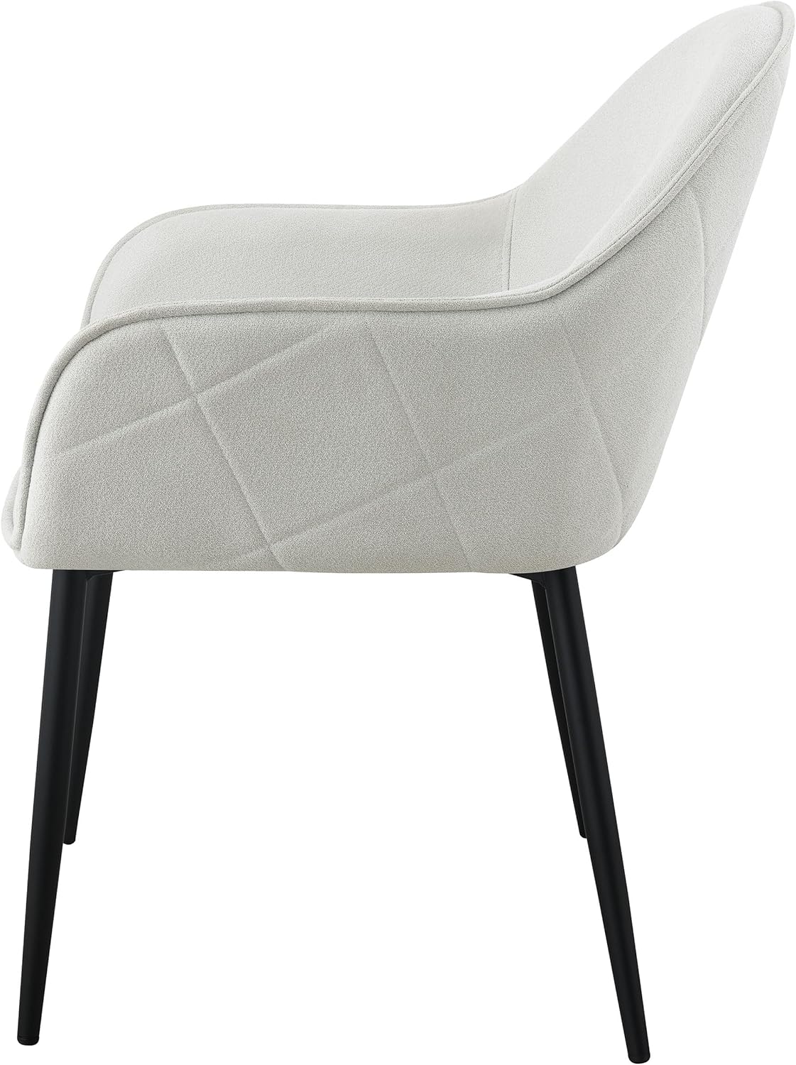 Coaster Home Furnishings Emma – Silla tapizada para comedor, color gris niebla