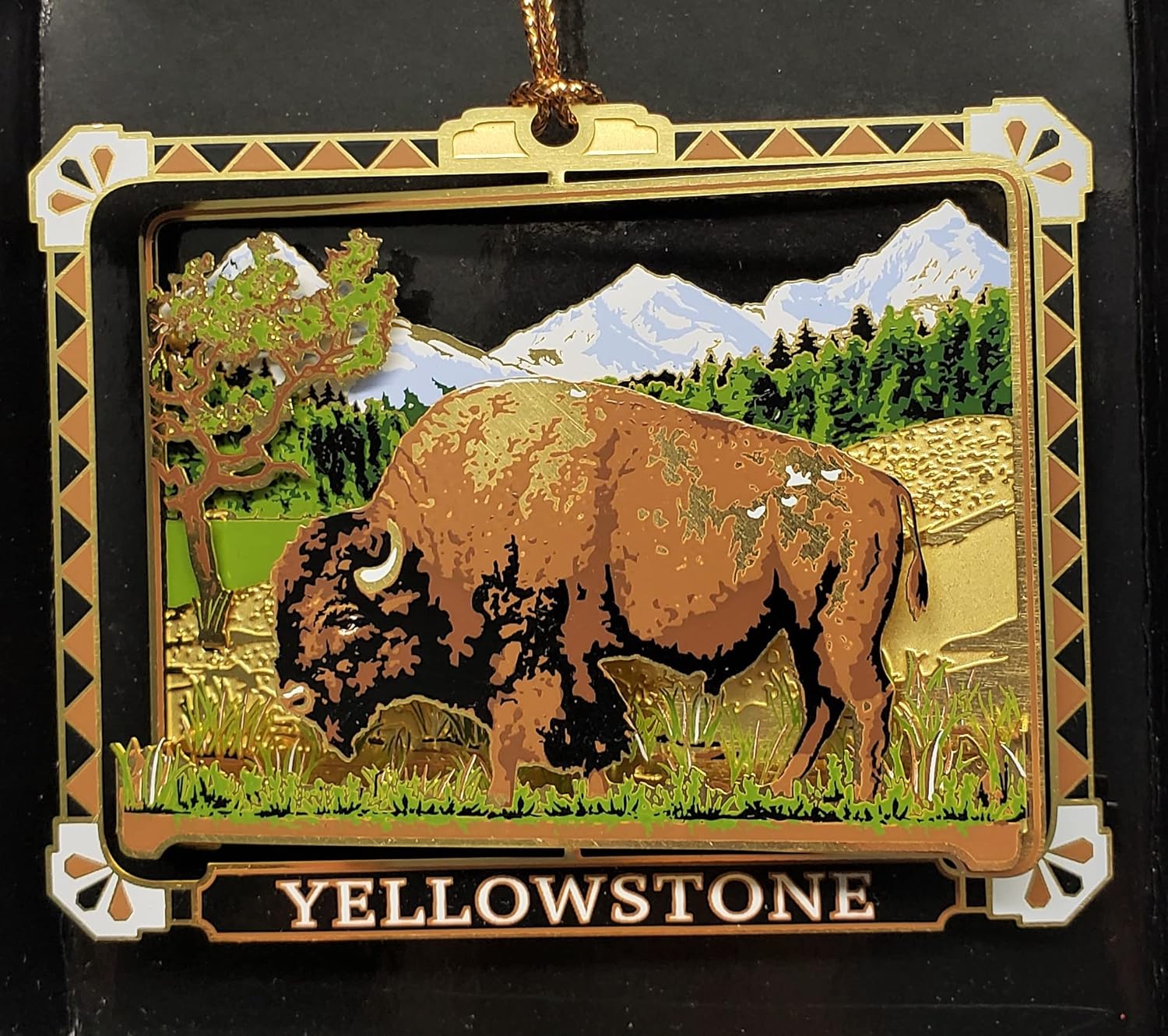 Adorno de latón Yellowstone