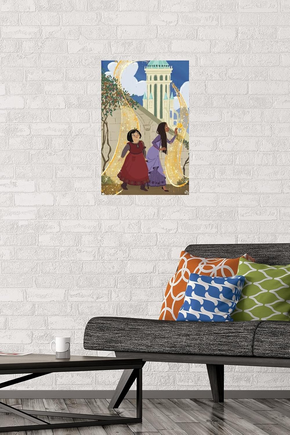 Trends International Disney Wish – Póster de collage de 3 (amigos), póster de pared, 14.72 x 22.37 pulgadas, versión premium sin marco