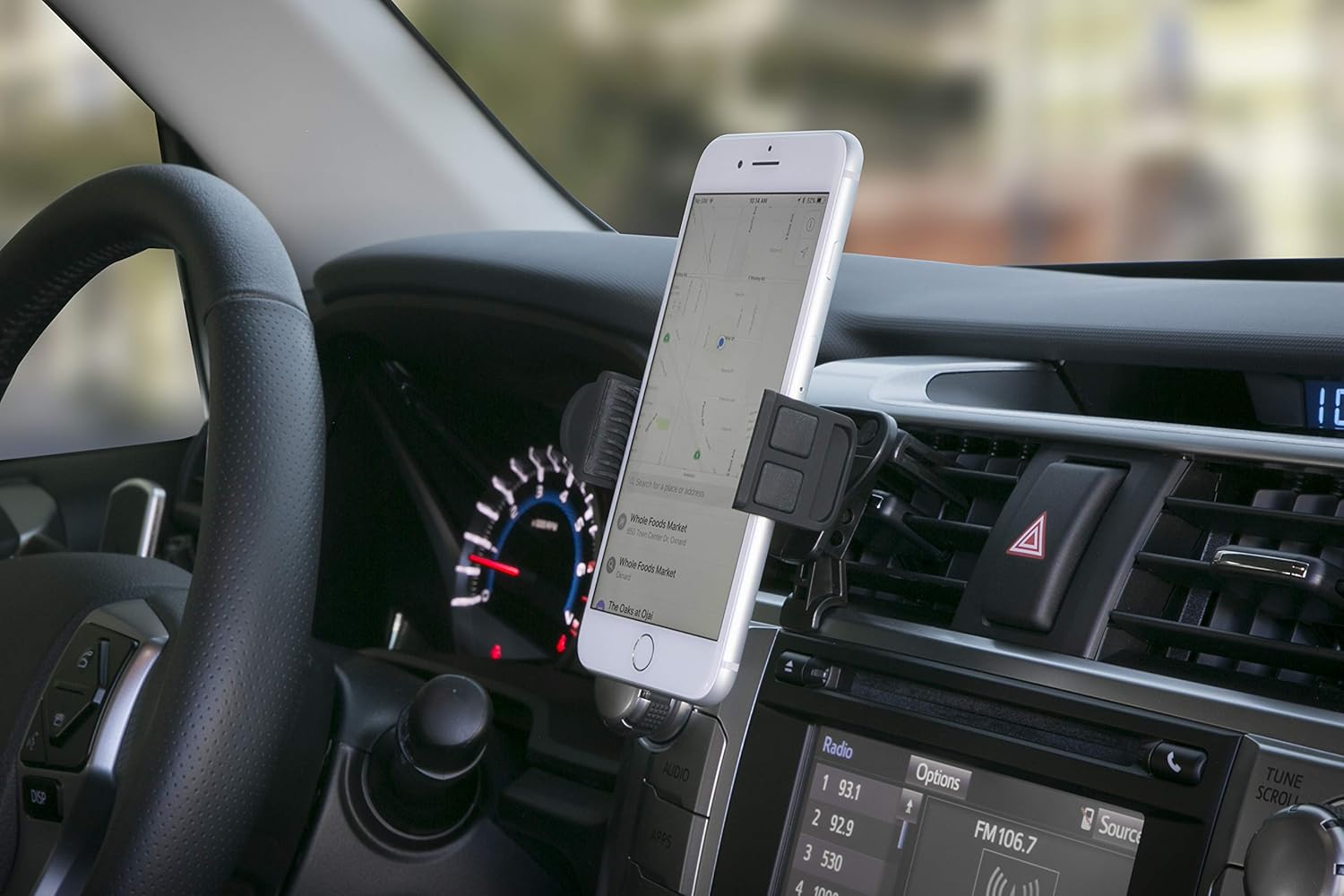 Scosche HVM2 – Soporte universal de ventilación para vehículos, compatible con Apple y Android, rotación de visualización de 360 grados