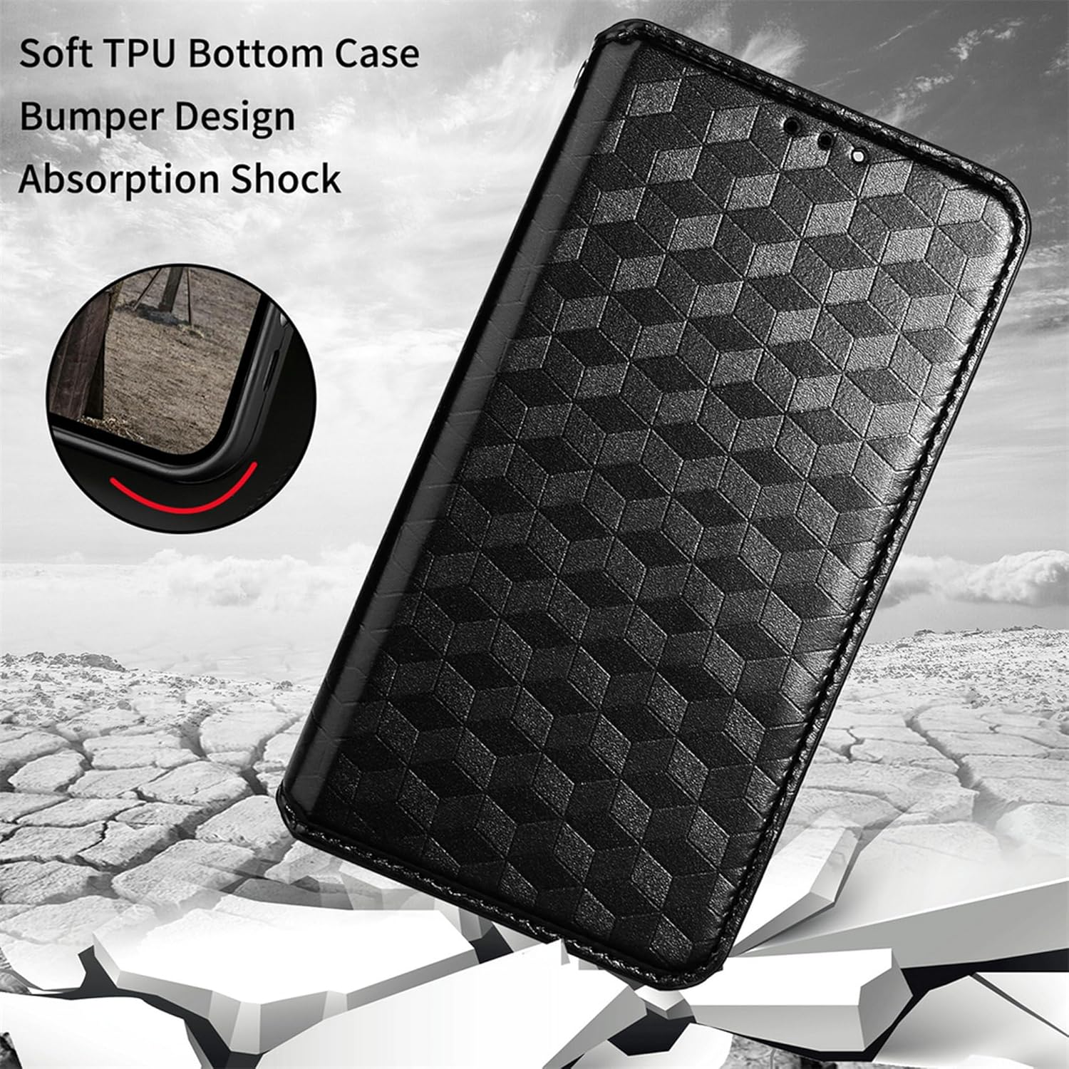 SHAMMA Case for Xiaomi Poco X3 Pro Case Compatible with Xiaomi Poco X3 Pro Phone Case Cover PU Leather Wallet Case LT-HS138
