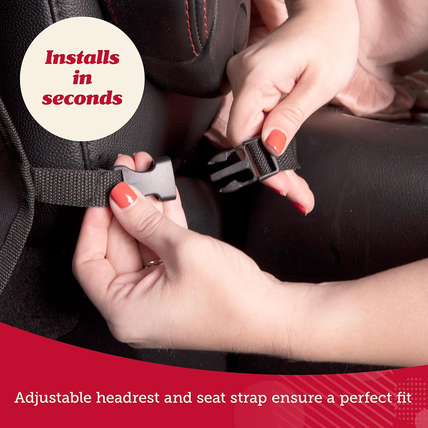Tapete para pisar con grandes bolsillos de almacenamiento, negro (Black Stitching)