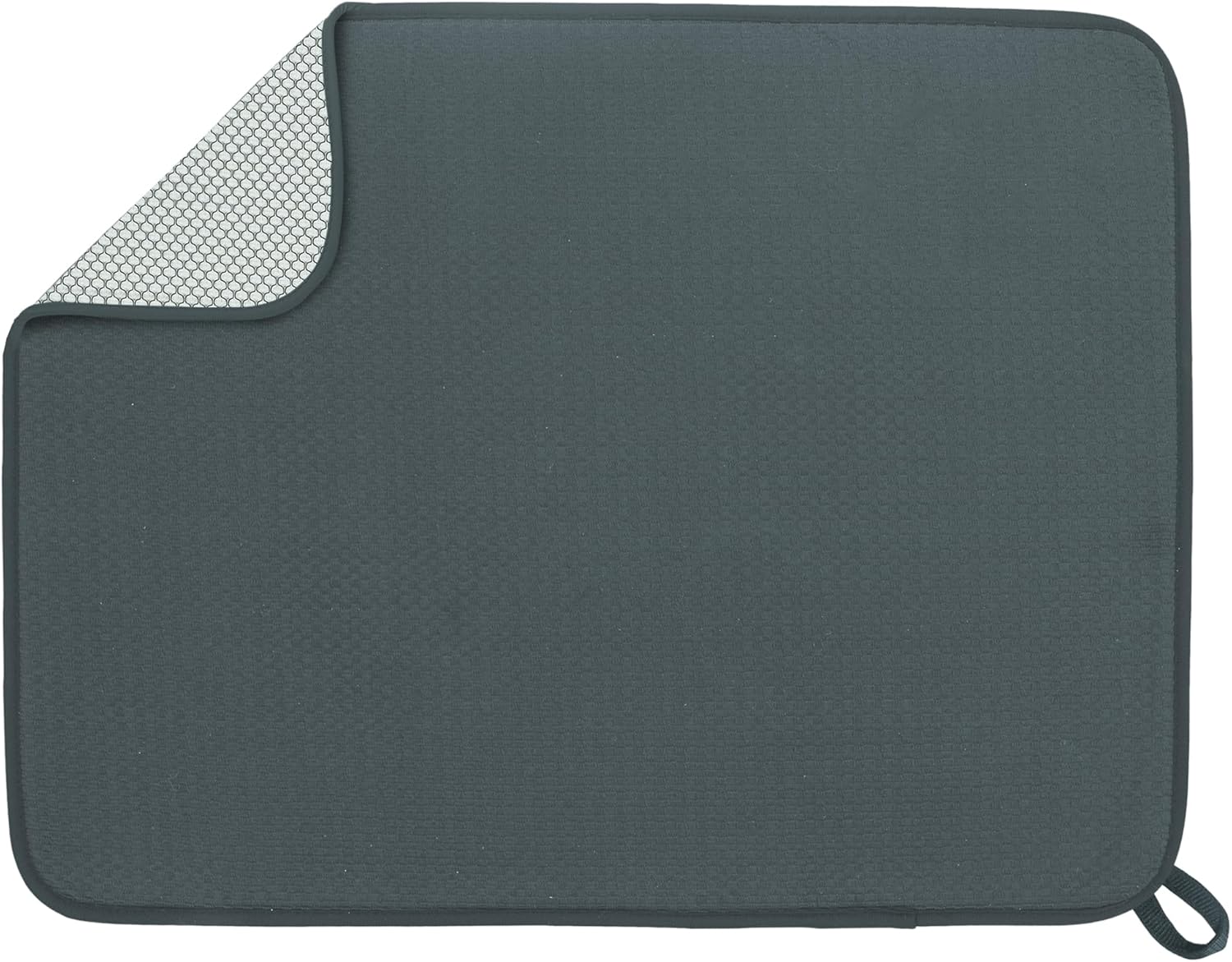 Tapete de microfibra para secado de platos para encimera de cocina con material absorbente, grueso y de doble cara, tapete de secado de platos XXL,