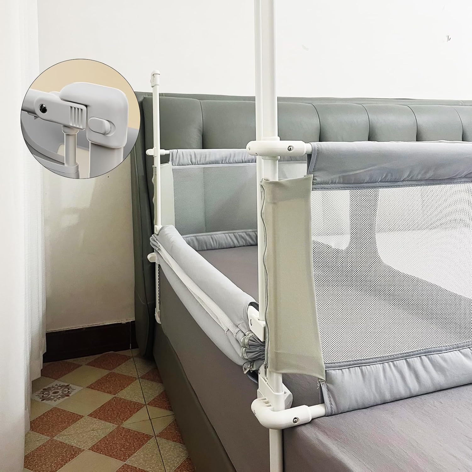 PANBAYI Cuna de noche 3 en 1  Cuna Next to Me, Co-Sleeper para bebé en la cama  en cuna y cama infantil con padres  Moisés de cama ideal para bebé
