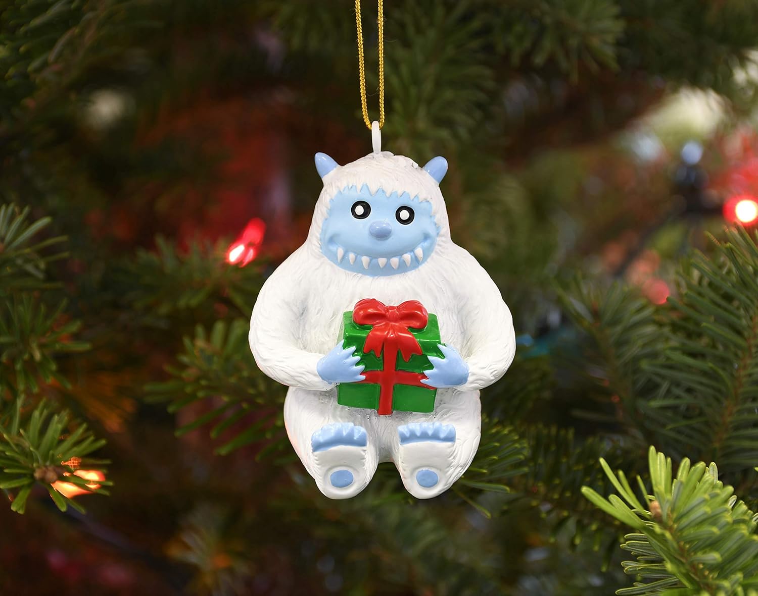 Tree Buddees Lindos adornos navideños de Yeti de muñeco de nieve abominable