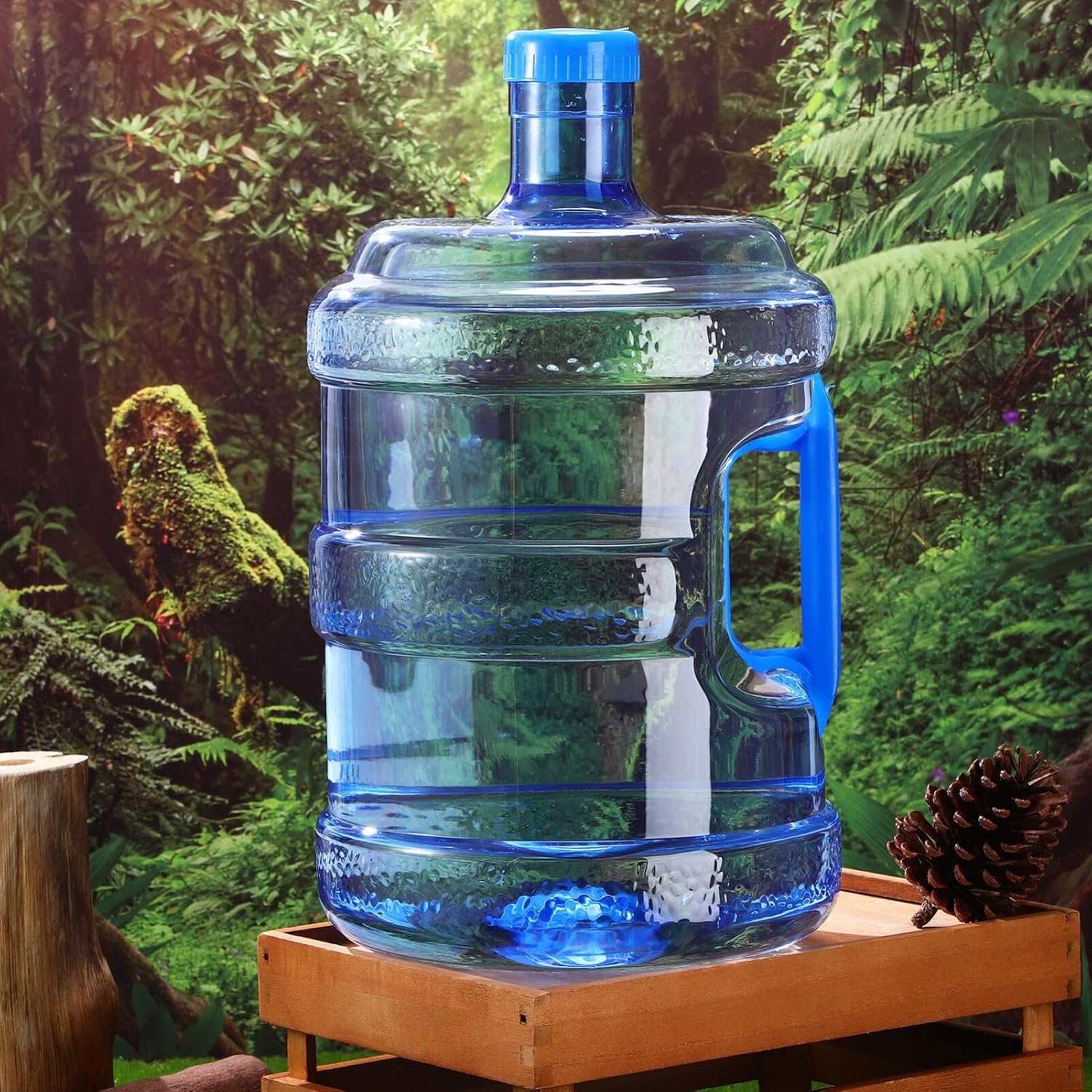 MAGICLULU Contenedor de agua con tapa para acampar, deportes al aire libre, viajes, 1 uds