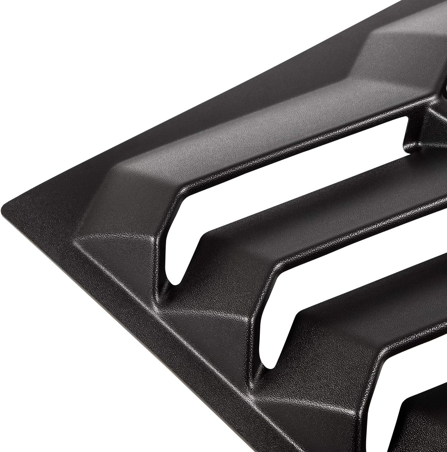 Persianas de ventana trasera para Chevrolet Chevy Camaro 2010 2011 2012 2013 2014 2015 ABS parabrisas cubierta de parasol estilo Lambo negro mate