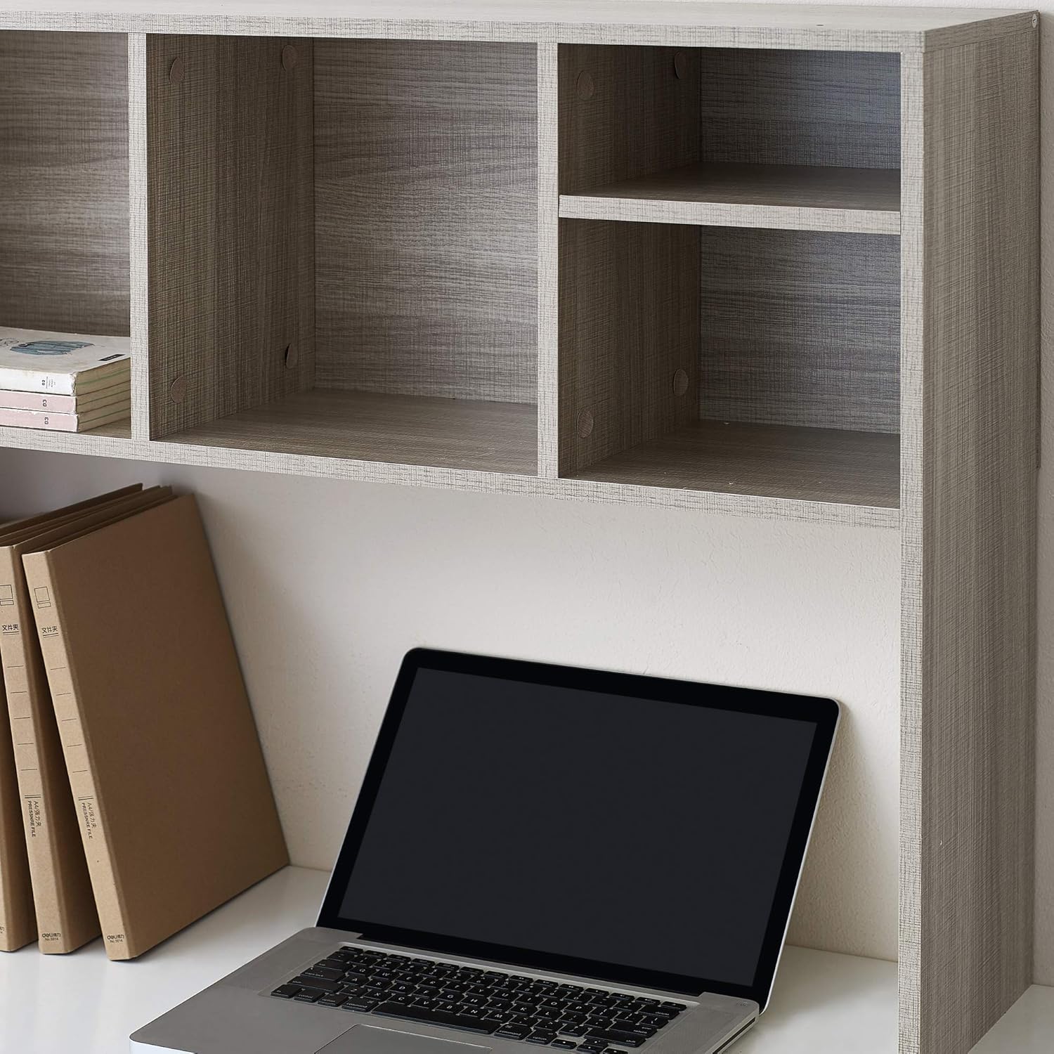 The College Cube – Estantería de escritorio para dormitorio, color natural