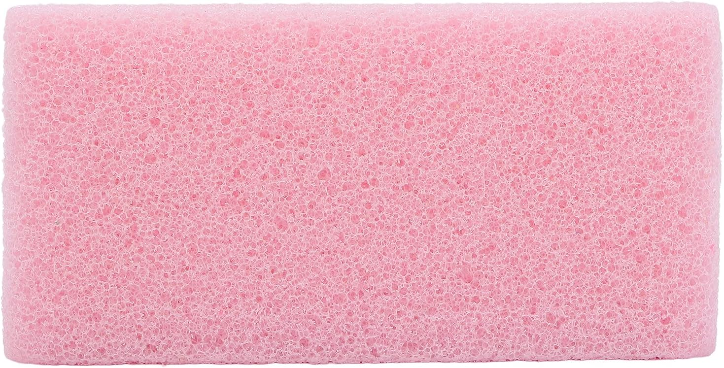 Piedra pómez para pies, piedra pómez para pies, herramientas de pedicura de lava, pedicura profesional, piedra pómez, cuadrada, rosa, dura, para