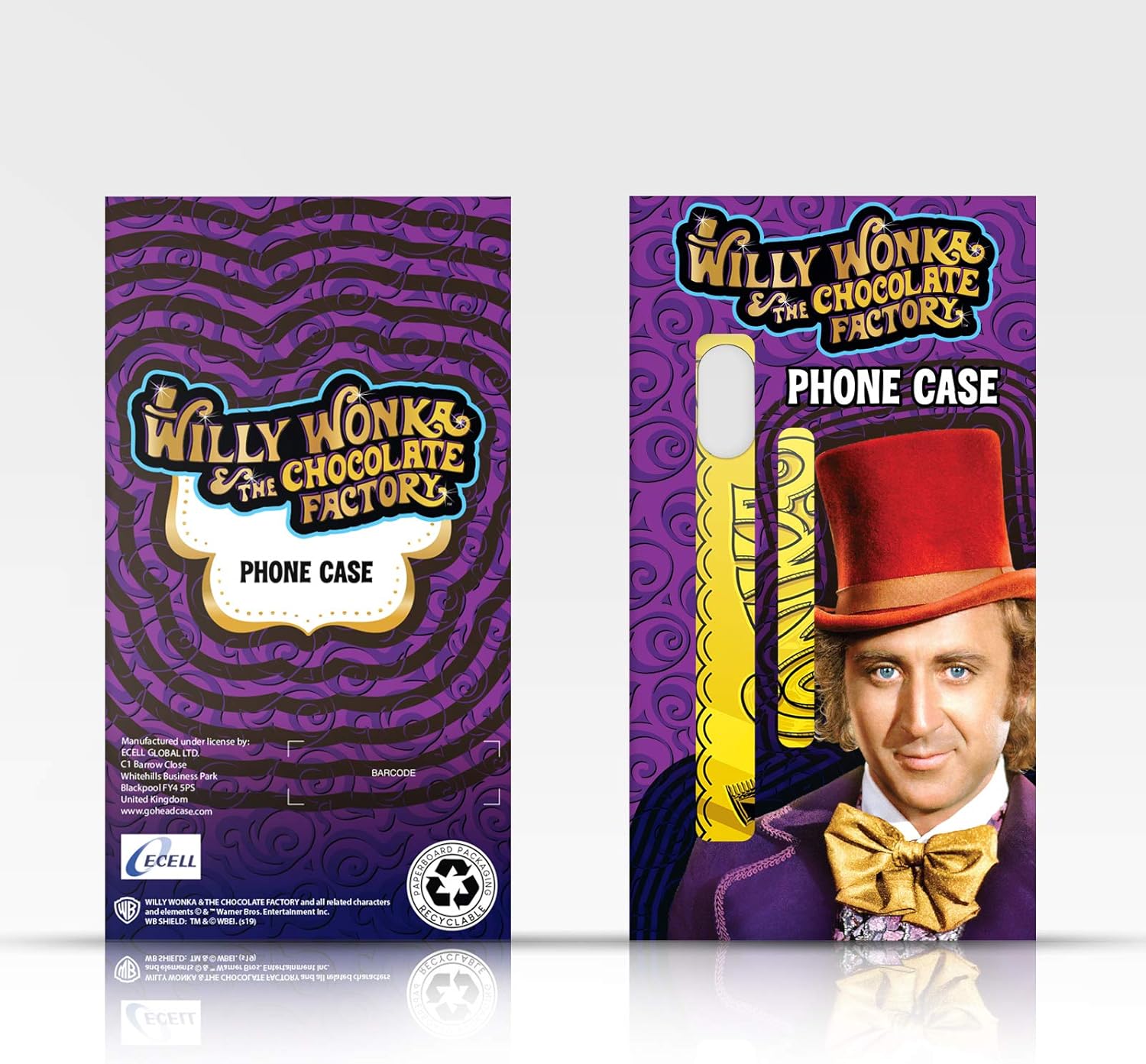 Head Case Designs Funda de gel suave con licencia oficial de Willy Wonka y The Chocolate Factory Candy Bar Graphics compatible con Samsung Galaxy