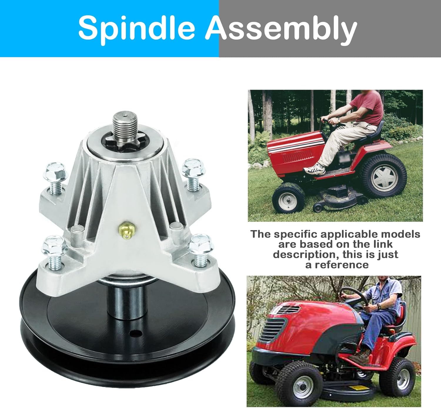 Conjunto de husillo de cubierta LT42 618-06976 918-06976 Se adapta para MTD Cub Cadet 42 pulgadas Deck XT1-LT42 XT2-LX42 131PA1ZS099 CYT4220