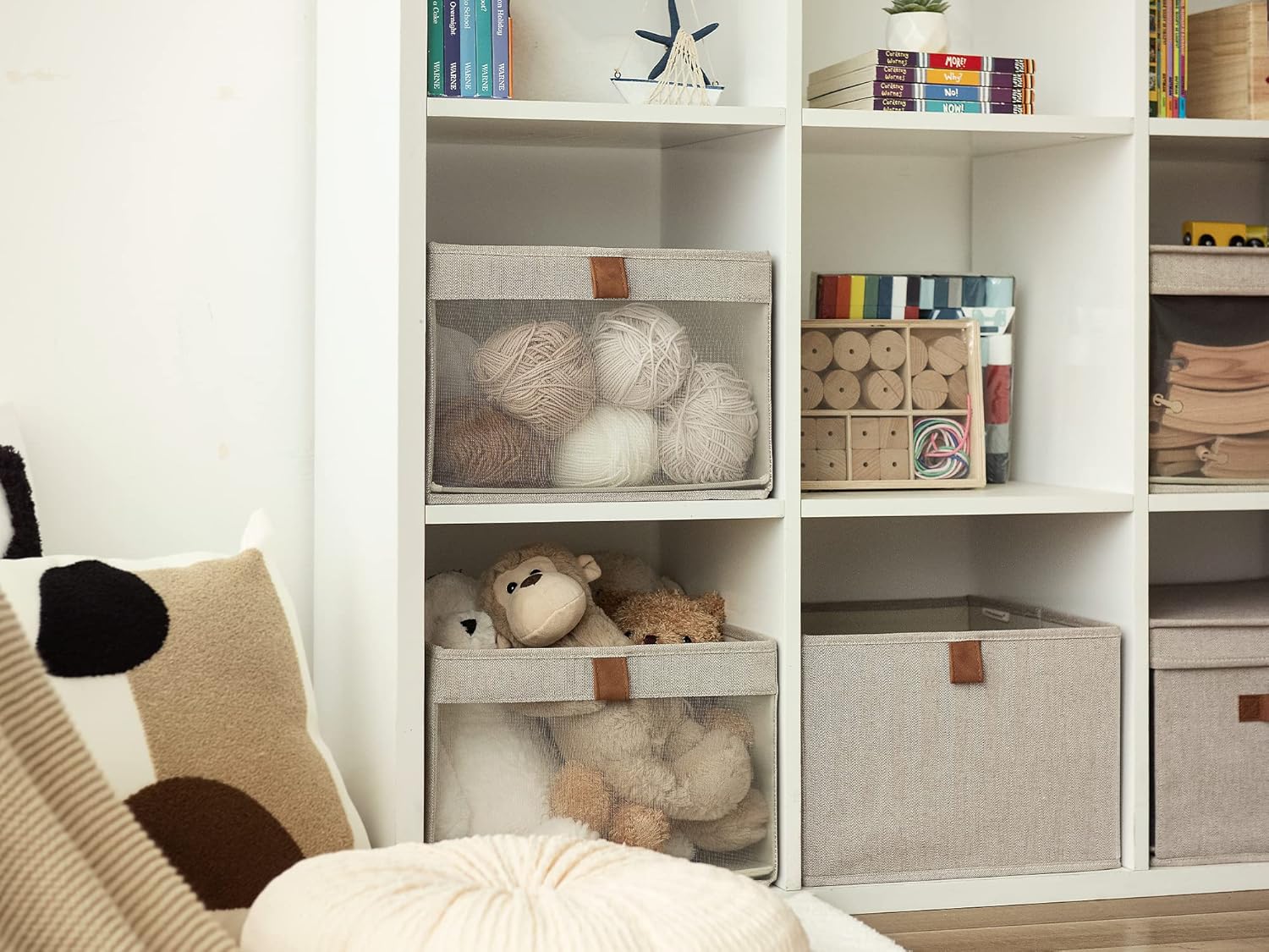 StorageWorks Paquete de 3 contenedores de almacenamiento para armario con 2 cubos de almacenamiento