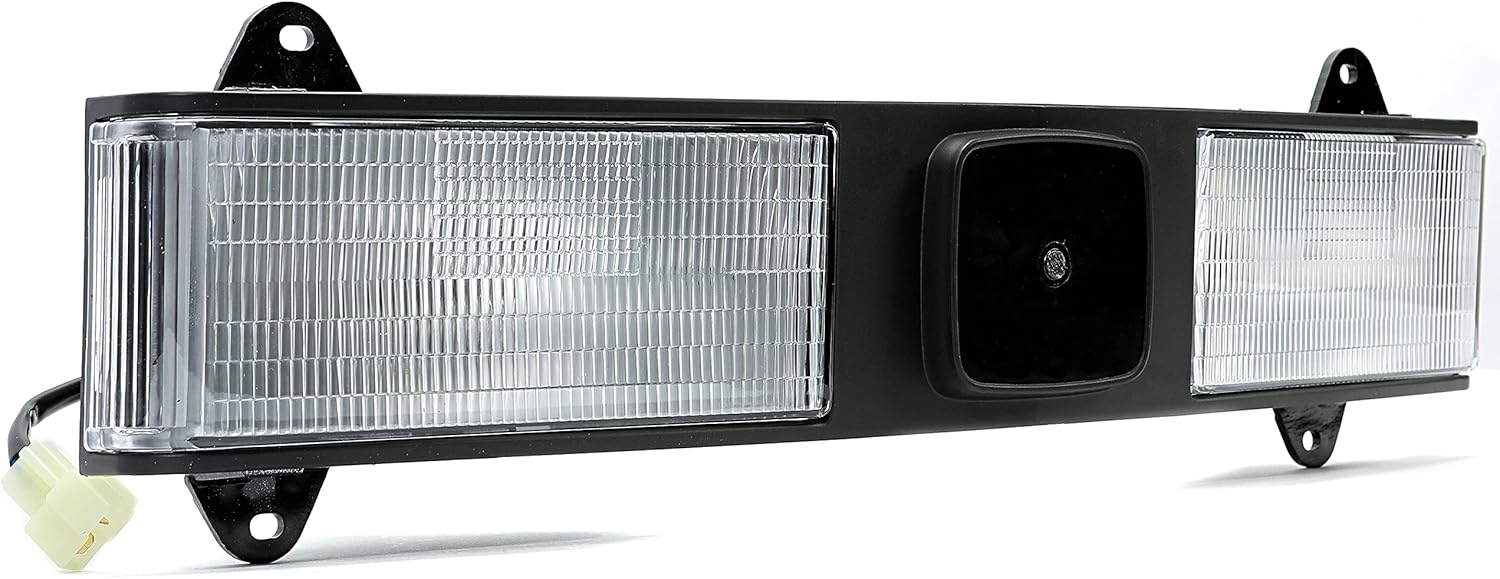 HECASA Rejilla frontal para faros delanteros y capó, compatible con John Deere 670, 770, 790, 870, 970, 990, 1070, repuesto de rejilla y luz de