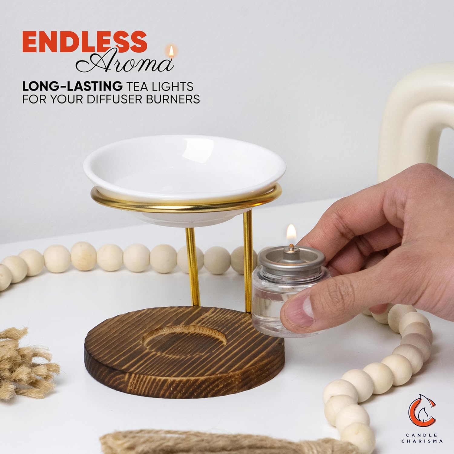 Candle Charisma Velas líquidas desechables, velas de té de aceite con tiempo de combustión extendido de 8 horas, vela líquida sin goteo, combustible