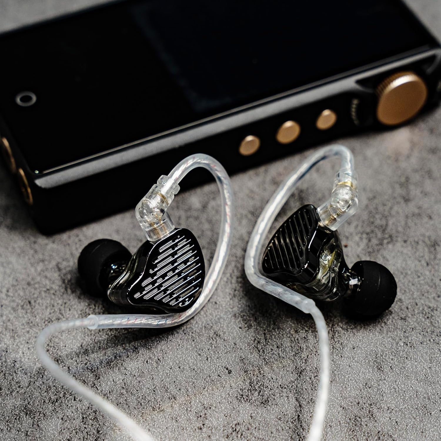 Linsoul KZ x HBB PR2 – Monitor de oído planar de 0.520 in, auriculares IEM de alta fidelidad con matriz magnética N52, diafragma a nanoescala, cable
