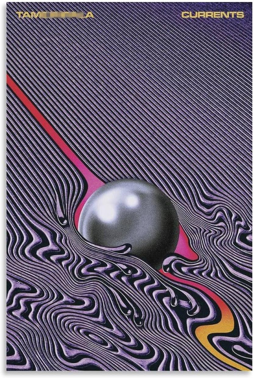 Khglxm Pósteres de cubierta de álbum de Impala de Tame Music Impala, impresiones artísticas de pared para decoración de pared, decoración de