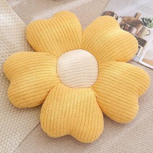 Almohada de pétalos de felpa agradable a la piel. Suave y cómoda, esponjosa y completa, meticulosa mano de obra (19 pulgadas, amarillo) Almohada de pétalos de felpa agradable a la piel. Suave y cómoda, esponjosa y completa, meticulosa mano de obra (19 pulgadas, amarillo)