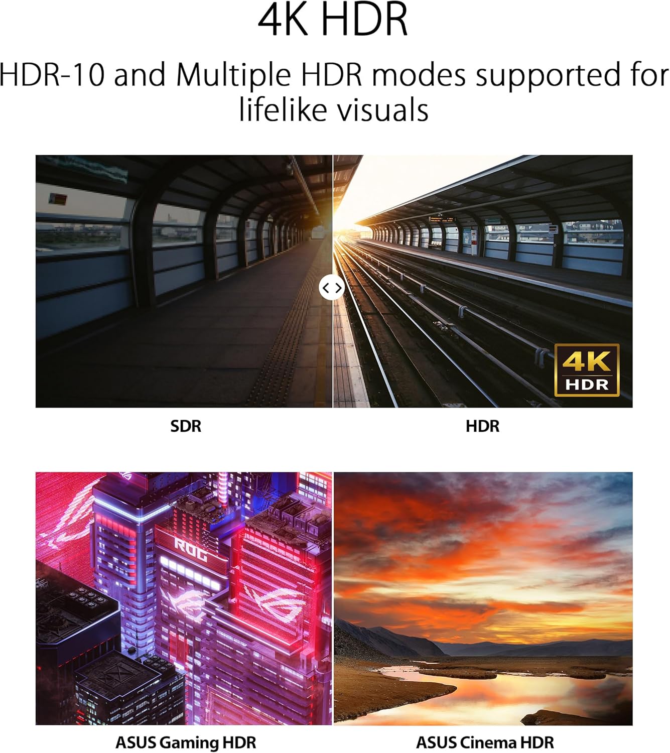 ASUS Monitor de cuidado ocular 4K HDR de 31.5 pulgadas (VP327Q) – UHD (3840 x 2160), 99% sRGB, HDR-10, sincronización adaptativa, altavoces,