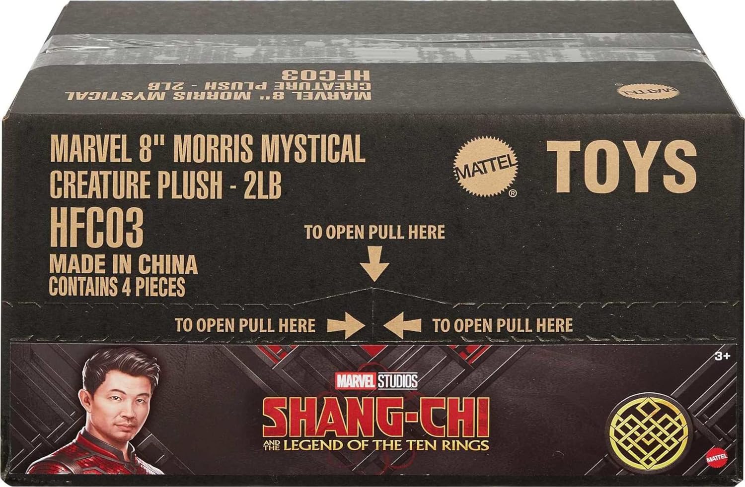 Marvel Studios’ Shang-Chi Morris personaje de peluche, muñeca suave de 8 pulgadas inspirada en Shang-Chi de Marvel Studios y La leyenda de los diez