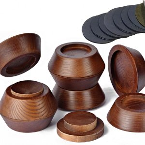 Elevadores de cama, elevadores de muebles (juego de 8) eleva altura de 1 pulgada, 2 pulgadas, 3 pulgadas o 4 pulgadas, elevadores de madera natural Elevadores de cama, elevadores de muebles (juego de 8) eleva altura de 1 pulgada, 2 pulgadas, 3 pulgadas o 4 pulgadas, elevadores de madera natural