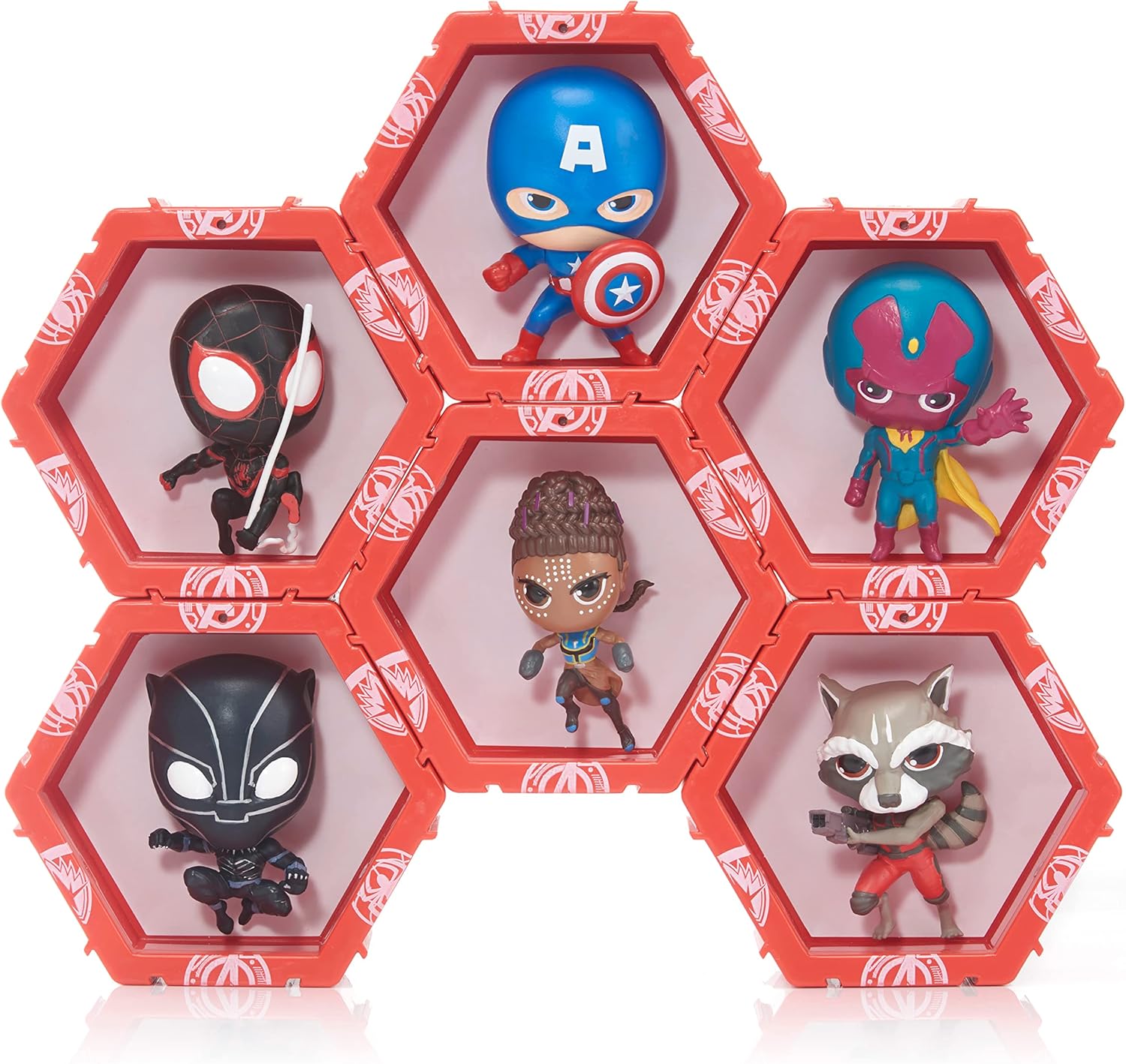 WOW! PODS colección Los Vengadores – Capitán América  Figura de superhéroe con cabeza de borla iluminada  Juguetes y regalos coleccionables