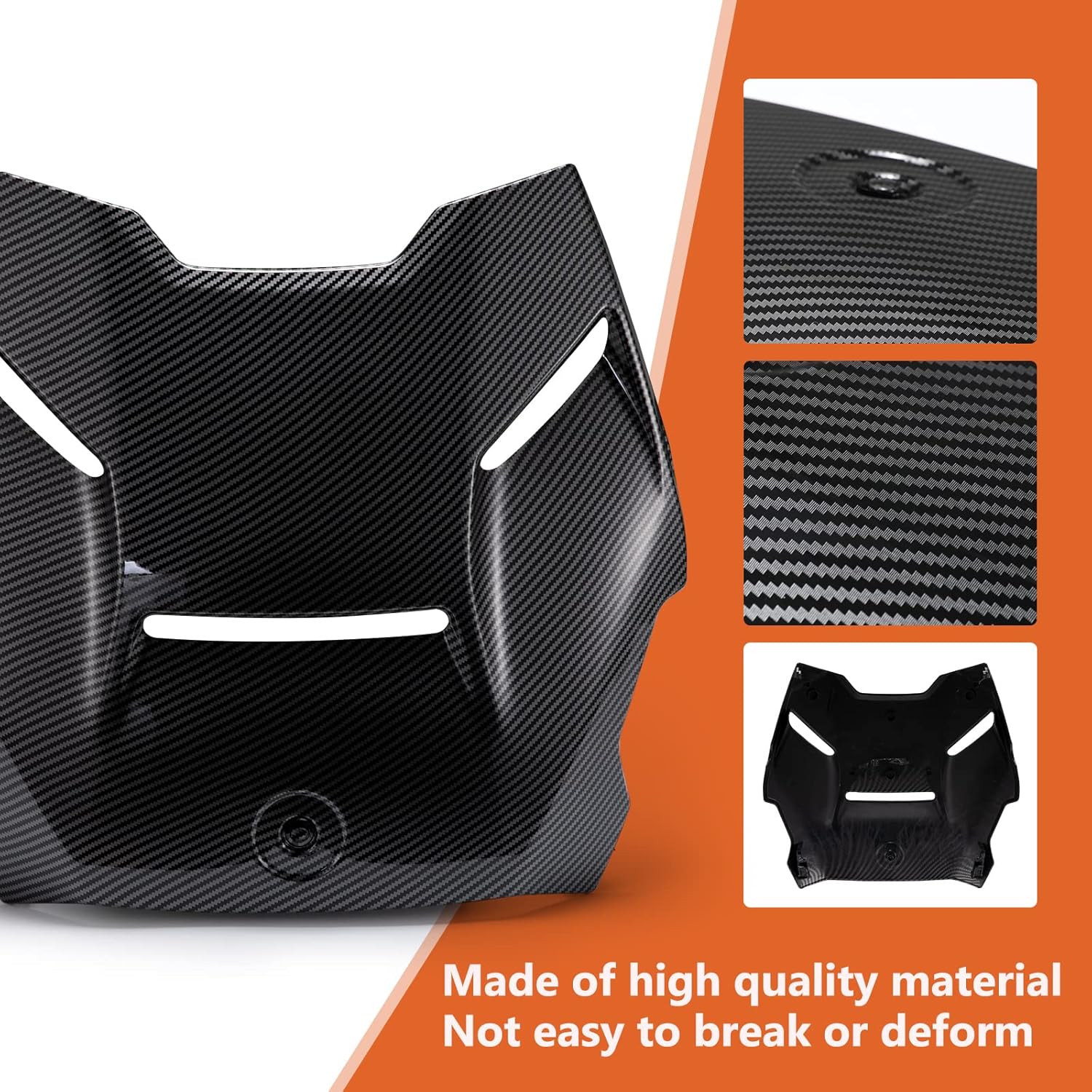 A & UTV PRO Panel de fibra de carbono para Ryker, Hood Scoop para Can-Am Ryker & Ryker Rally Edition 2019-2024, puede am ryker 600 900 accesorios,