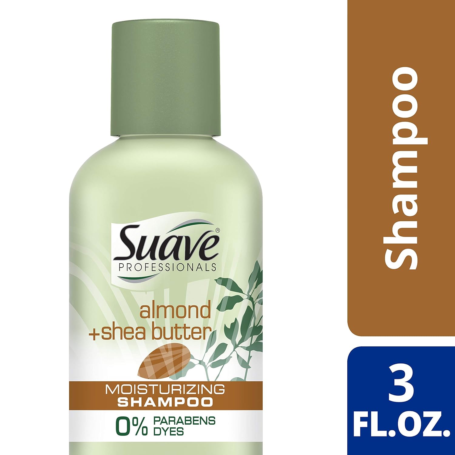Suave Profesionales Champú Almendra + Manteca de Karité 3 oz