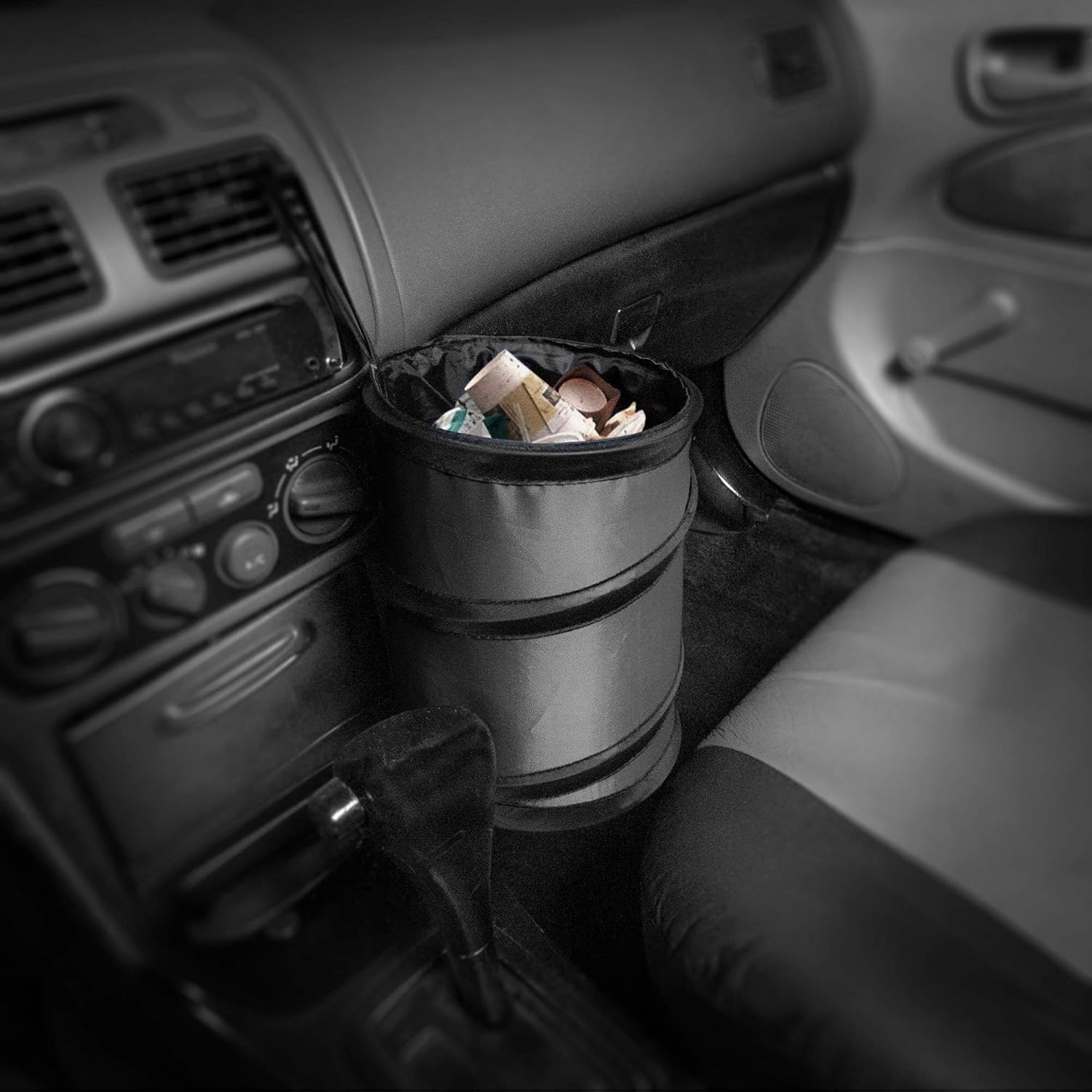 FH Group – Basurero plegable y compacto para coche