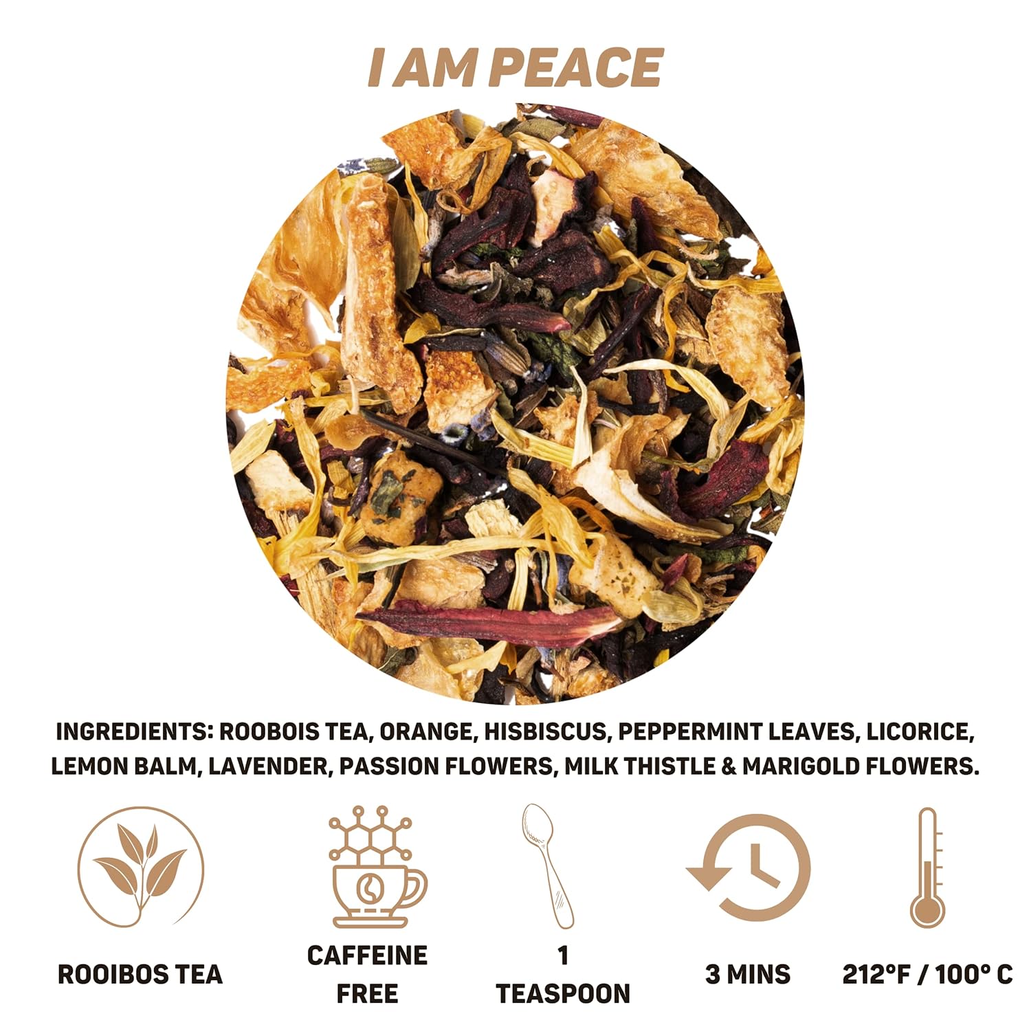 Experimenta la calma del té con The Beauty Tea Company – Juego de regalo de muestra de té de hojas sueltas de lujo, con 3 mezclas Blissful Blends I