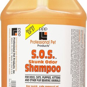PPP S.O.S. Skunk Odor – Champú para mascotas pequeñas, 1 galón PPP S.O.S. Skunk Odor – Champú para mascotas pequeñas, 1 galón