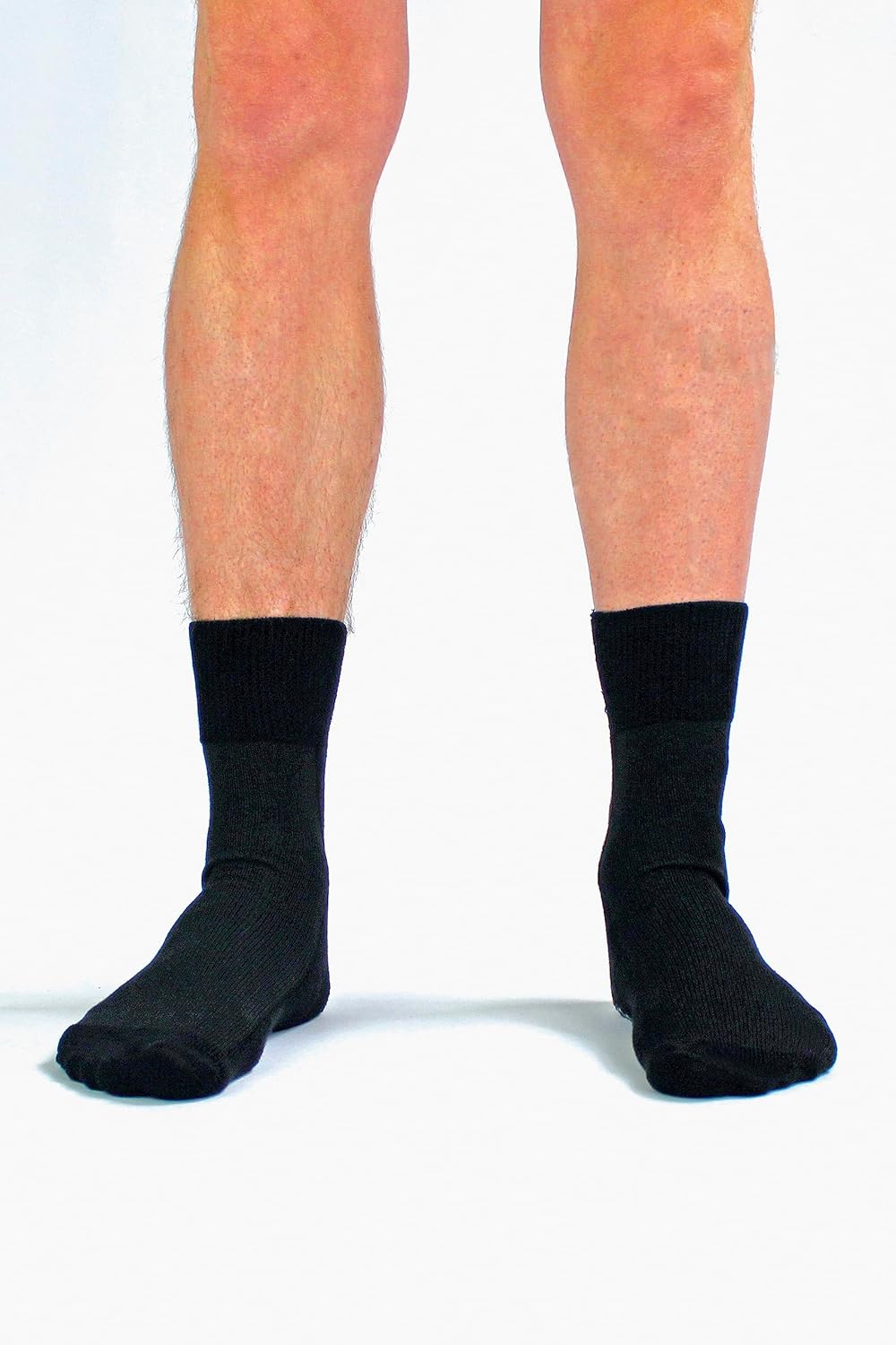 Calcetines de tobillo para diabéticos para pies hinchados, calcetines de bambú cortos extra anchos