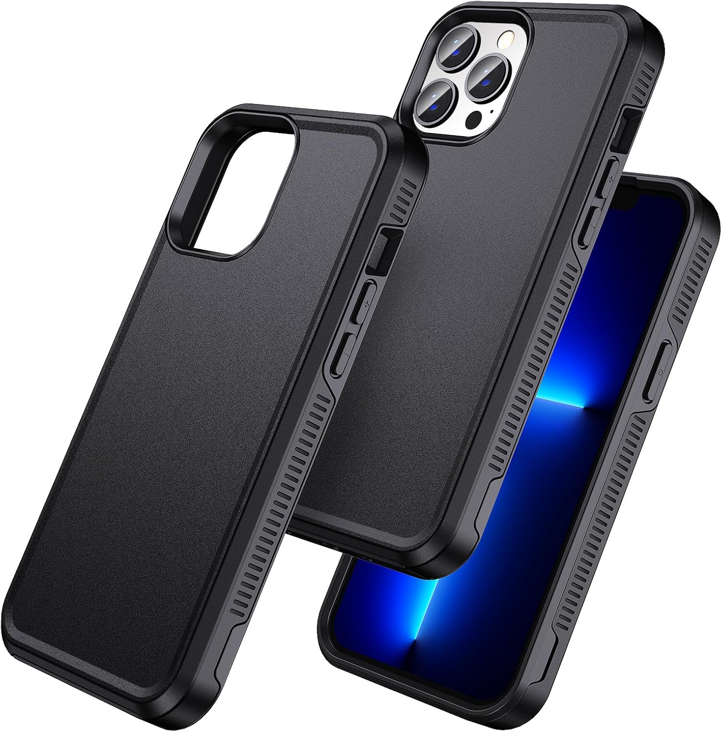 Dataroad – Funda magnética para iPhone 13 Pro, resistente compatible con MagSafe, protección contra caídas de grado militar, forro de microfibra