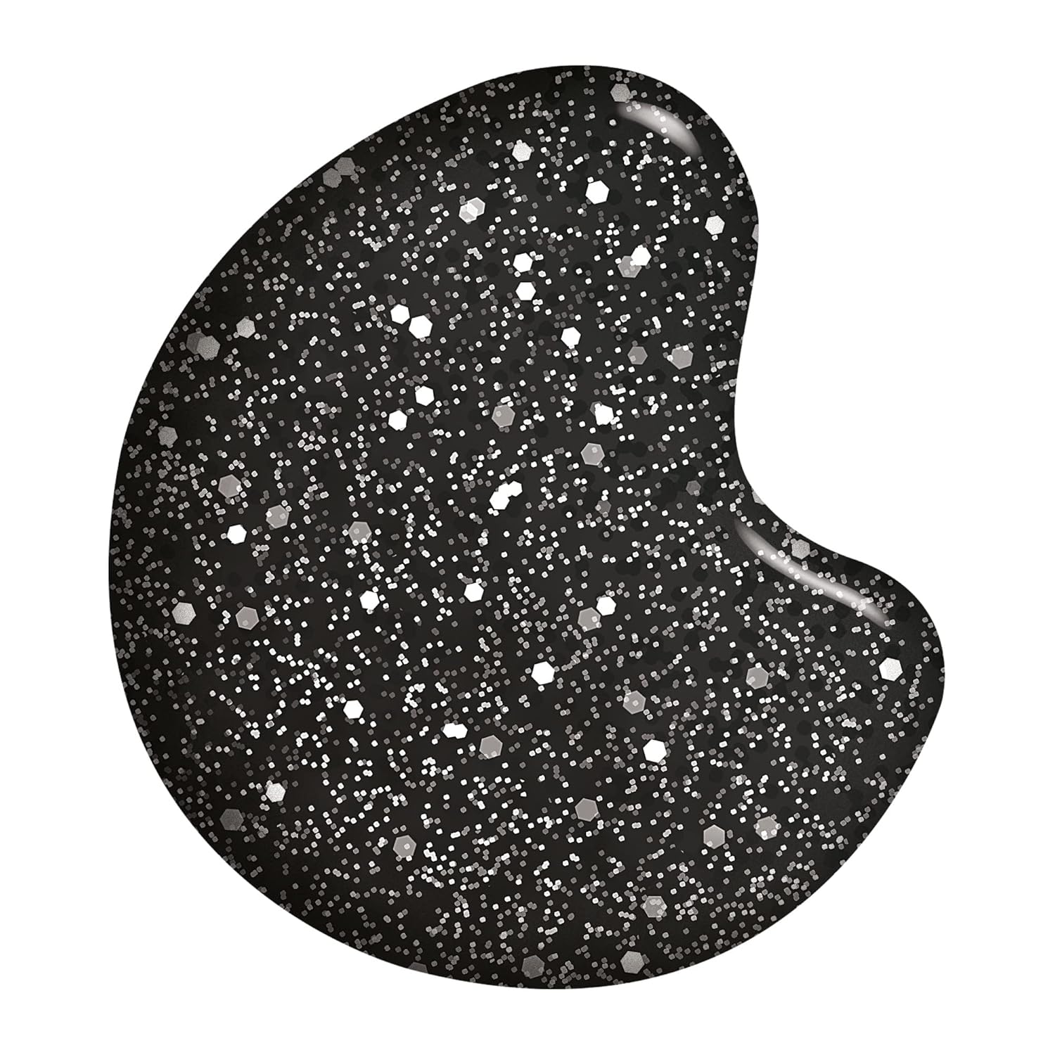 Sally Hansen, Insta-Dri – Esmalte para uñas en color negro con brillos, tono Powerslide