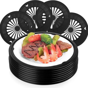 Tessco Porta platos de papel de plástico de 10.34 pulgadas, reutilizables, soporte redondo para platos, dispensador de platos de papel de colores Tessco Porta platos de papel de plástico de 10.34 pulgadas, reutilizables, soporte redondo para platos, dispensador de platos de papel de colores