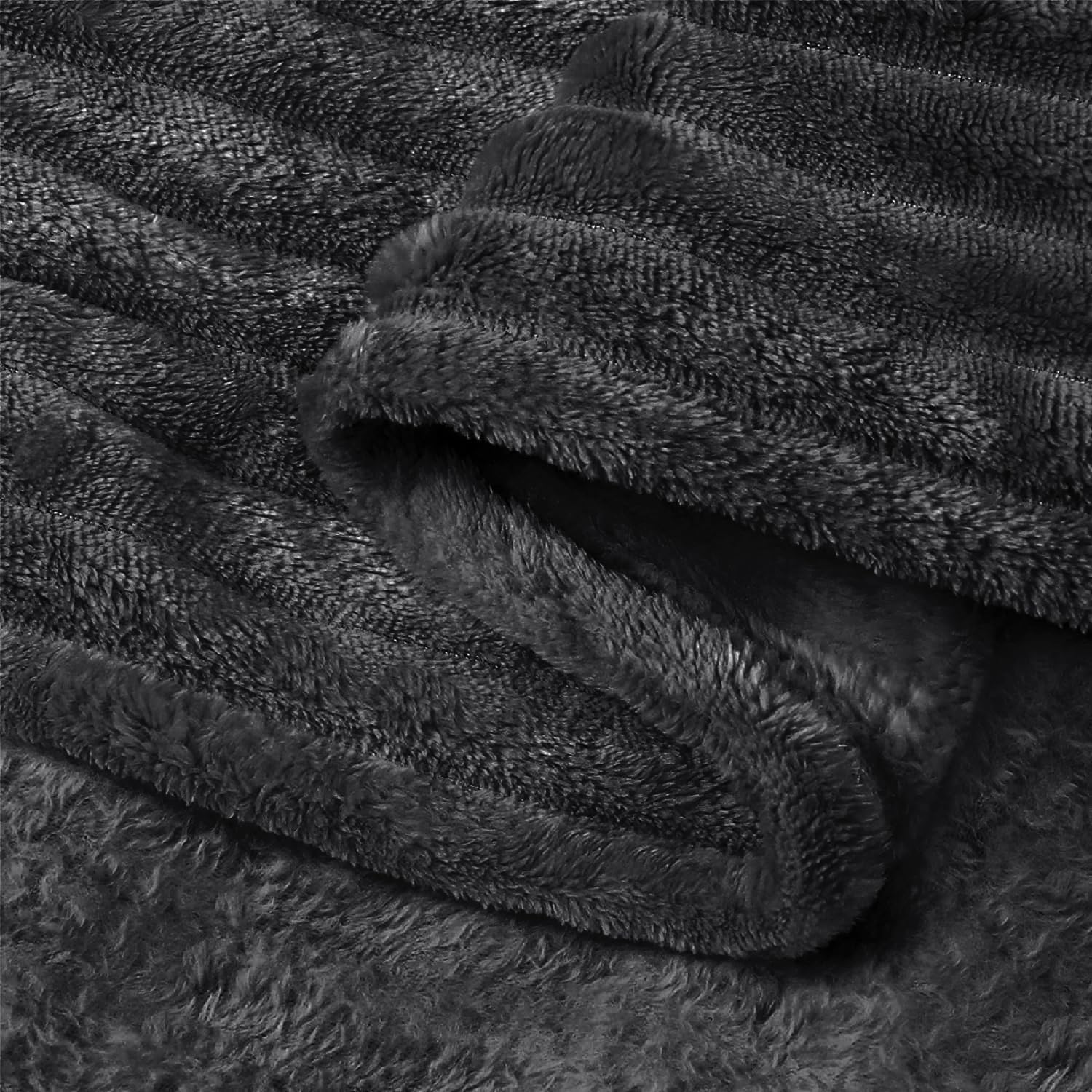 BEDELITE Manta de vellón tamaño individual  Manta decorativa de jacquard acanalado 3D, suave y cálida, acogedora, esponjosa, ligera de felpa para
