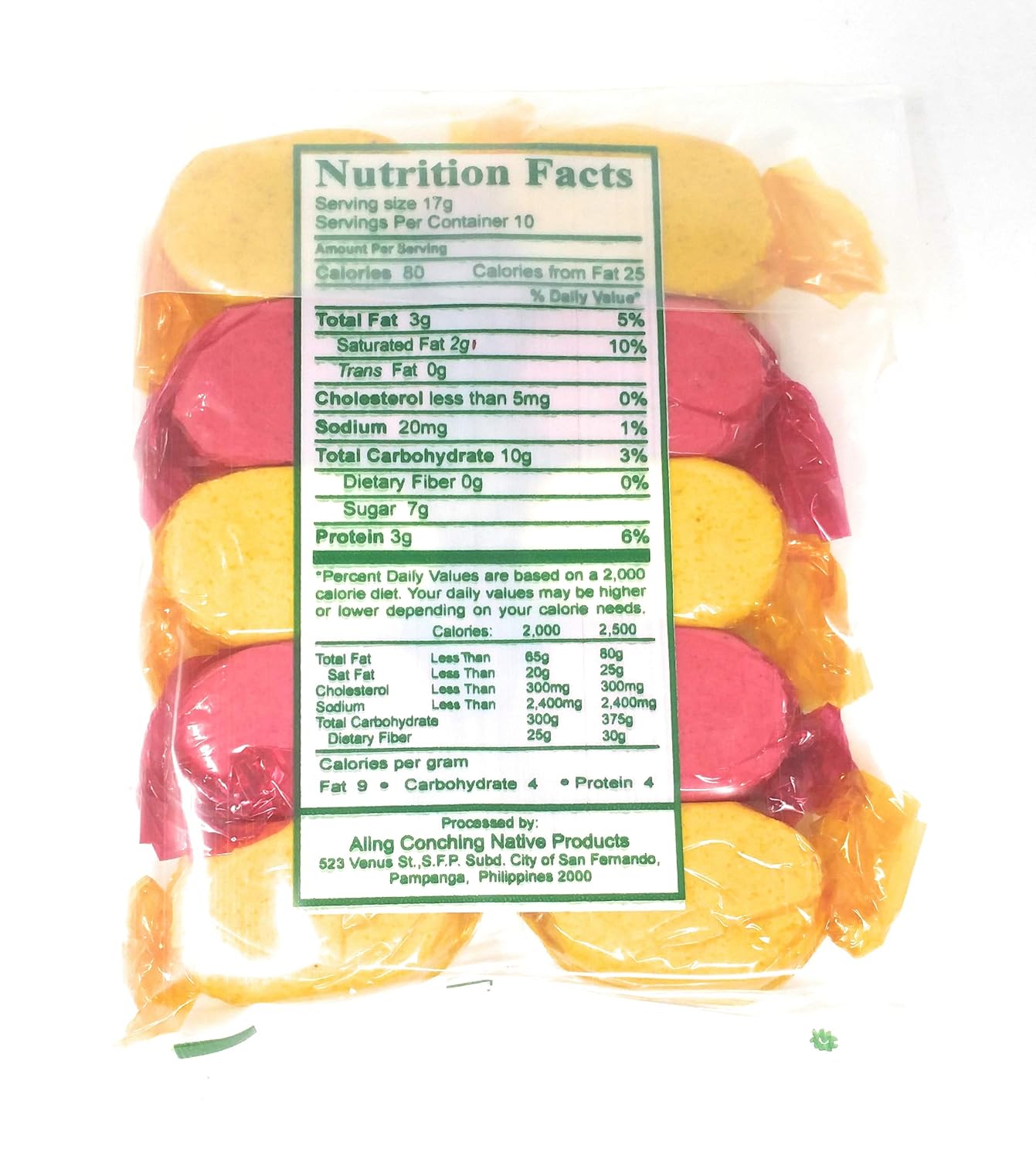 Aling Conching Polvoron, Pinipig, 10 piezas, 6 oz (170g)