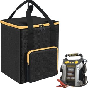 Bolsa compatible con Stanley J5C09J509 Estación de energía portátil Jump Starter 1000 700 600 Peak Amp Booster, caja de almacenamiento para batería Bolsa compatible con Stanley J5C09J509 Estación de energía portátil Jump Starter 1000 700 600 Peak Amp Booster, caja de almacenamiento para batería