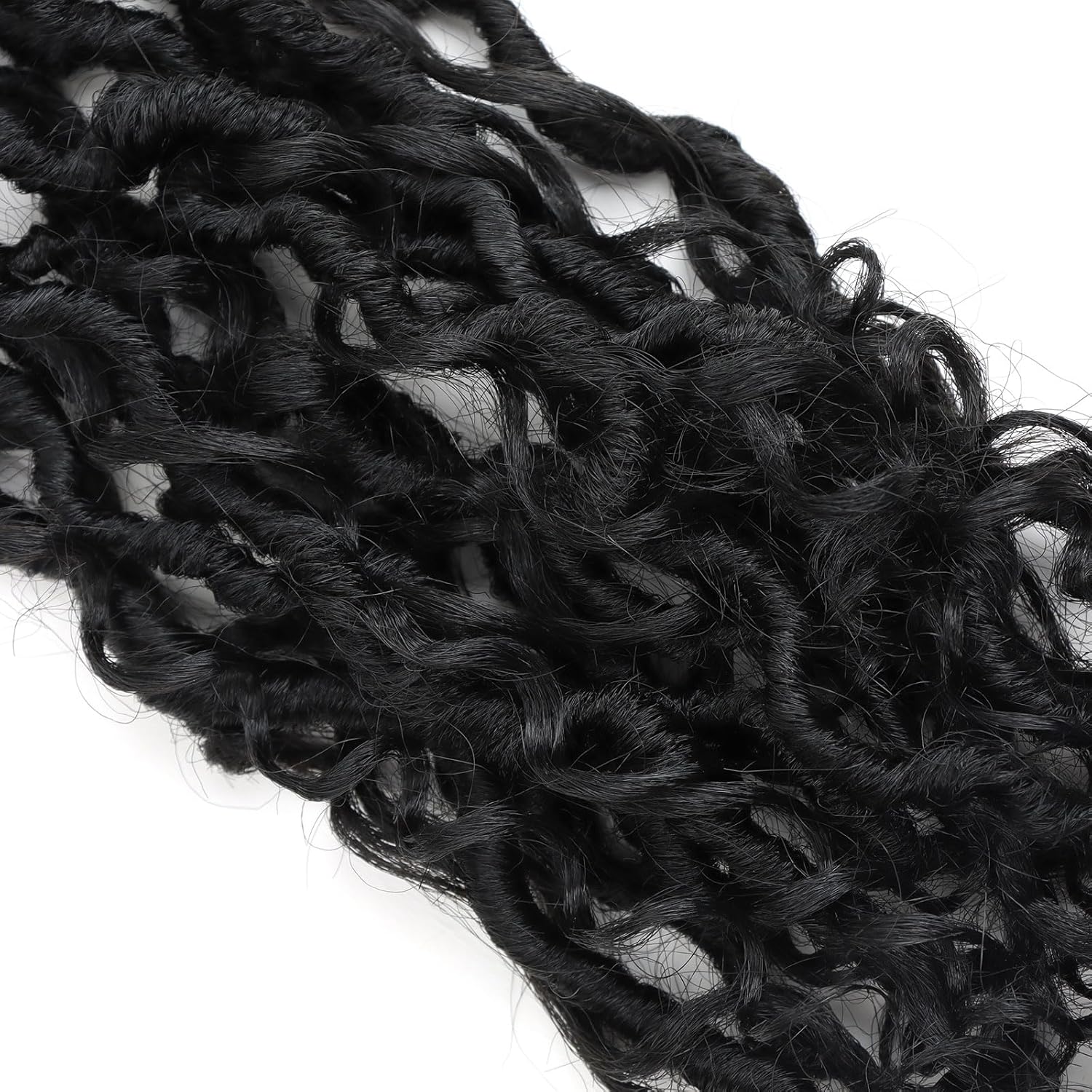 LMZIM Cabello de ganchillo Goddess Faux Locs de 12 pulgadas para mujeres negras, 8 paquetes de rastas suaves de ganchillo de cabello preanudado