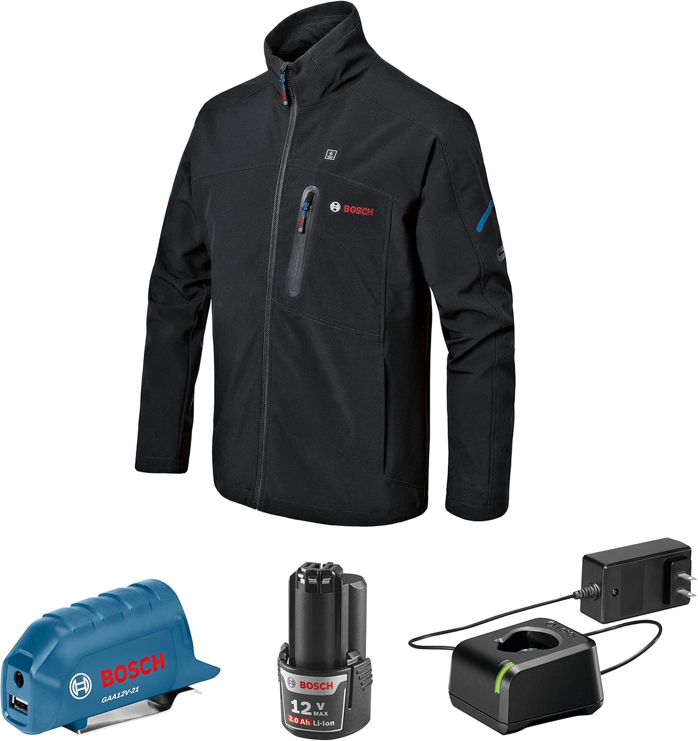 BOSCH – Chaqueta estándar para hombre, negro, talla L