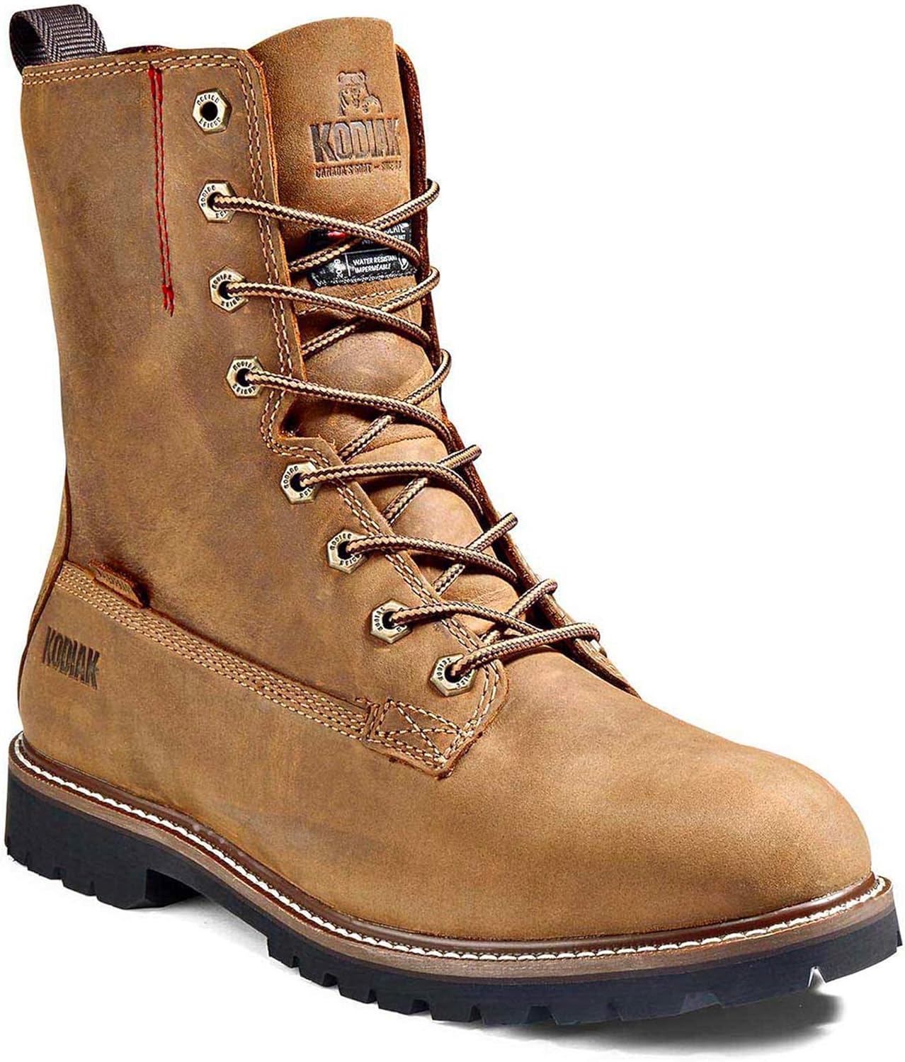 Kodiak Botas industriales impermeables McKinney de 8 pulgadas para hombre