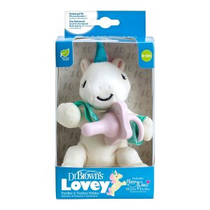 – Dr. Brown’s – Lovey Soporte para chupón y mordedor, para menores de 0 meses o más, unicornio color verde azulado – Dr. Brown’s – Lovey Soporte para chupón y mordedor, para menores de 0 meses o más, unicornio color verde azulado